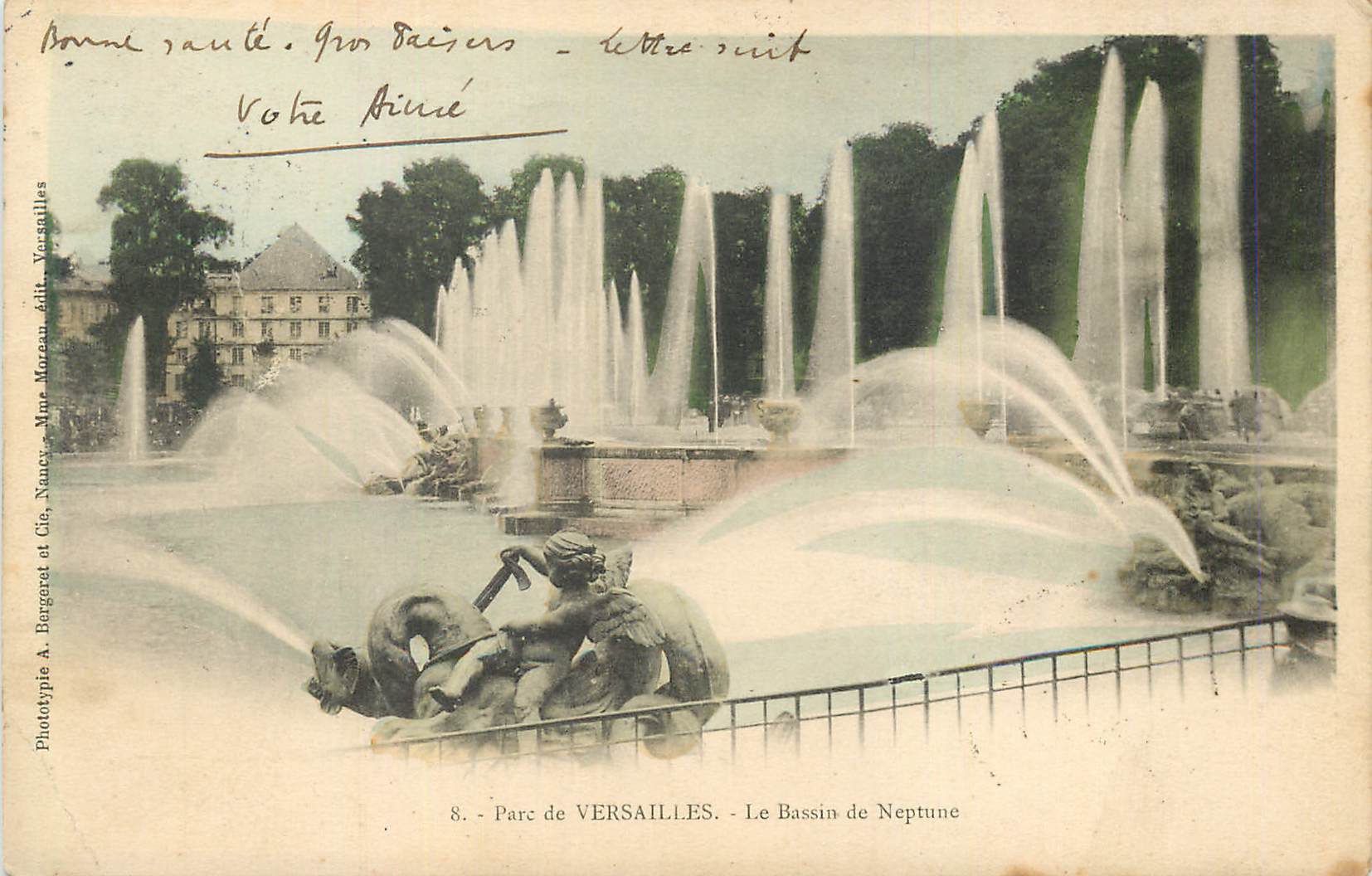 CPA Parc de Versailles le Bassin de Neptune