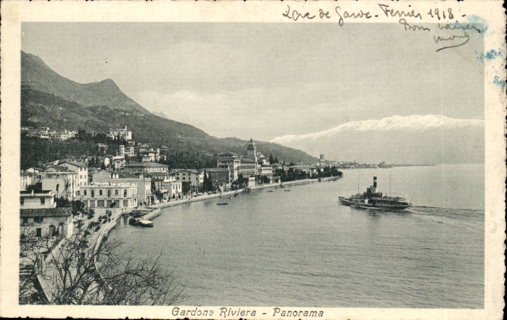 CPA Suisse Gardons Riviere Panorama