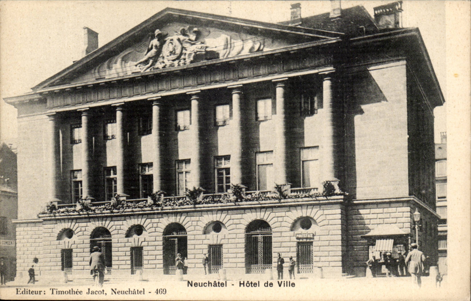 CPA Suisse Neuchatel Hotel de ville