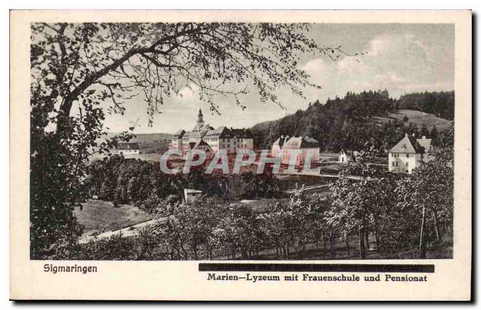 CPA Sigmaringen Marien Lyzeum mit Frauenschule und pensionnat