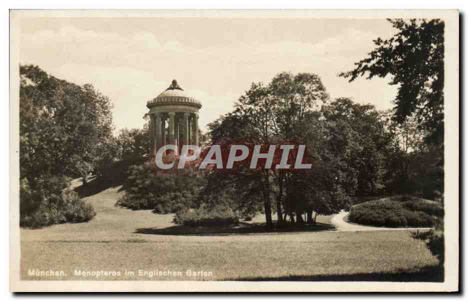 CPA Munchen Monopteros im Englinschen Garten