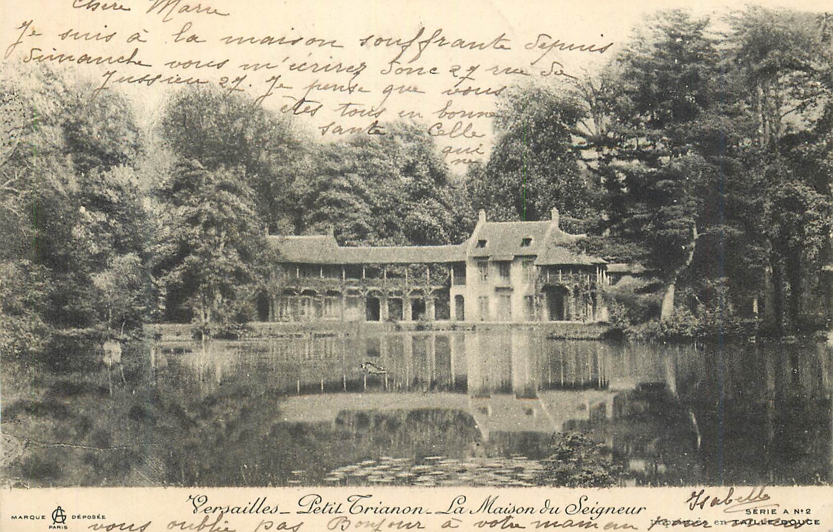 CPA Versailles Petit Trianon la Maison du Seigneur