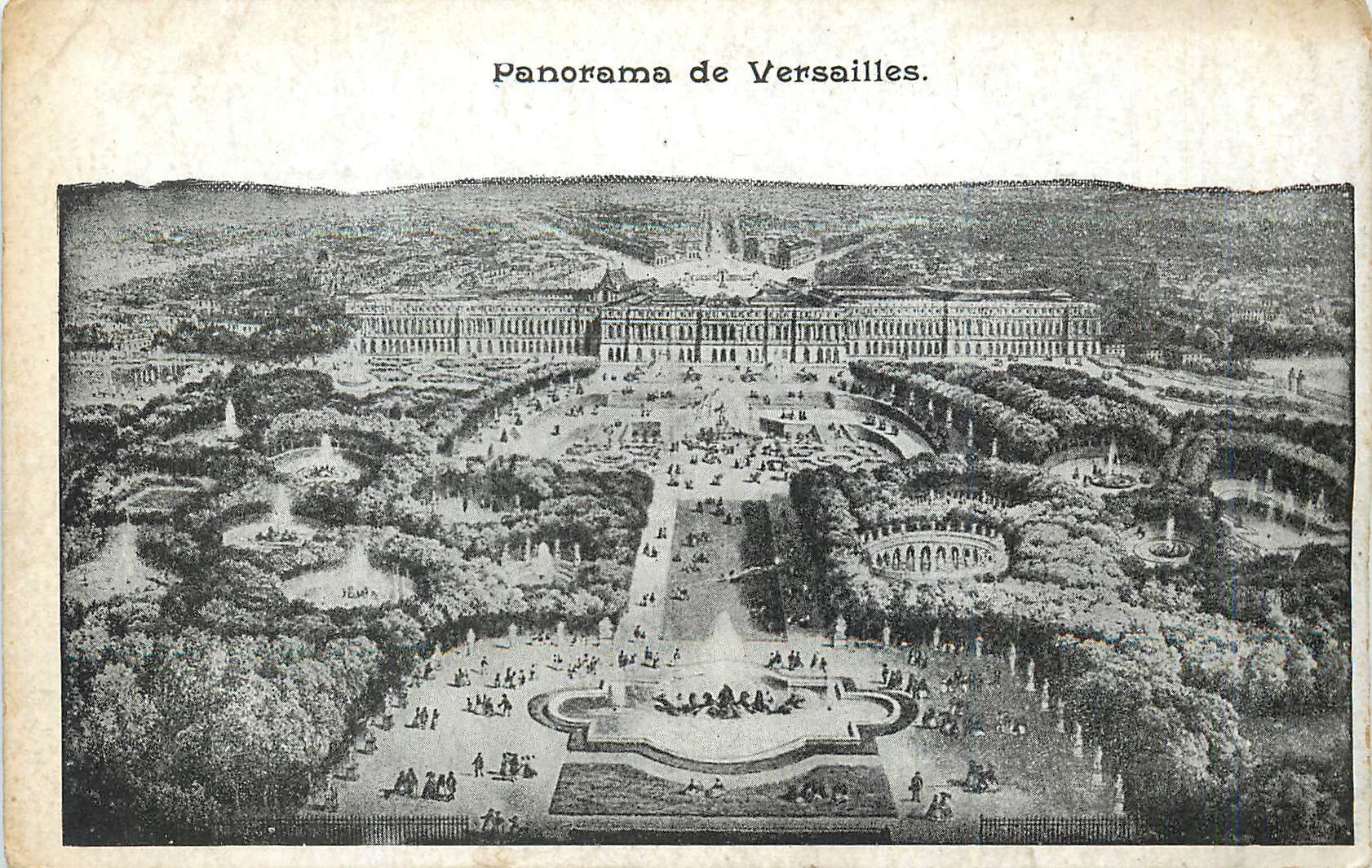 CPA Panorama de Versailles