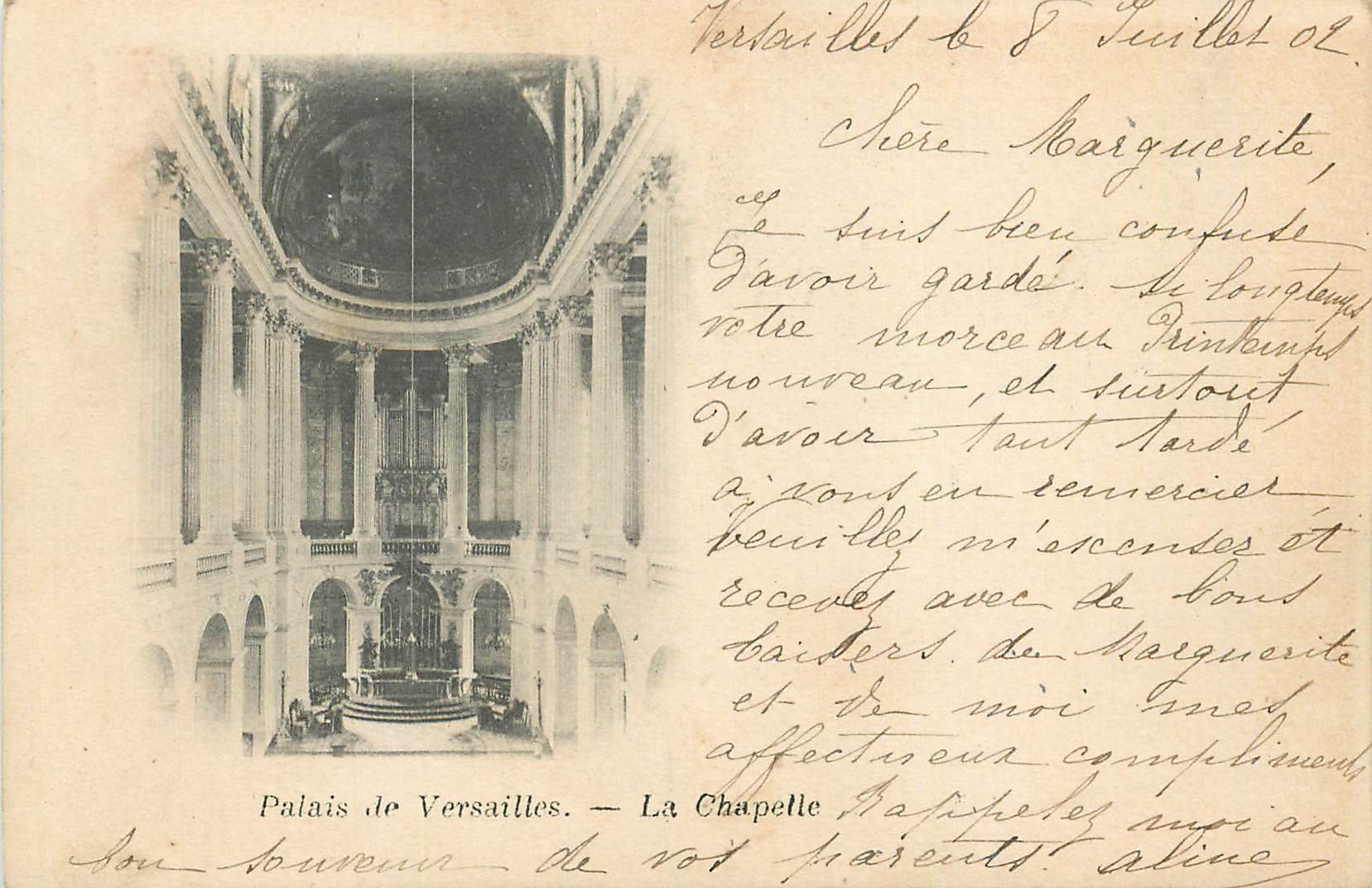 Palais de Versailles — La Chapelle — Éditeur non identifié