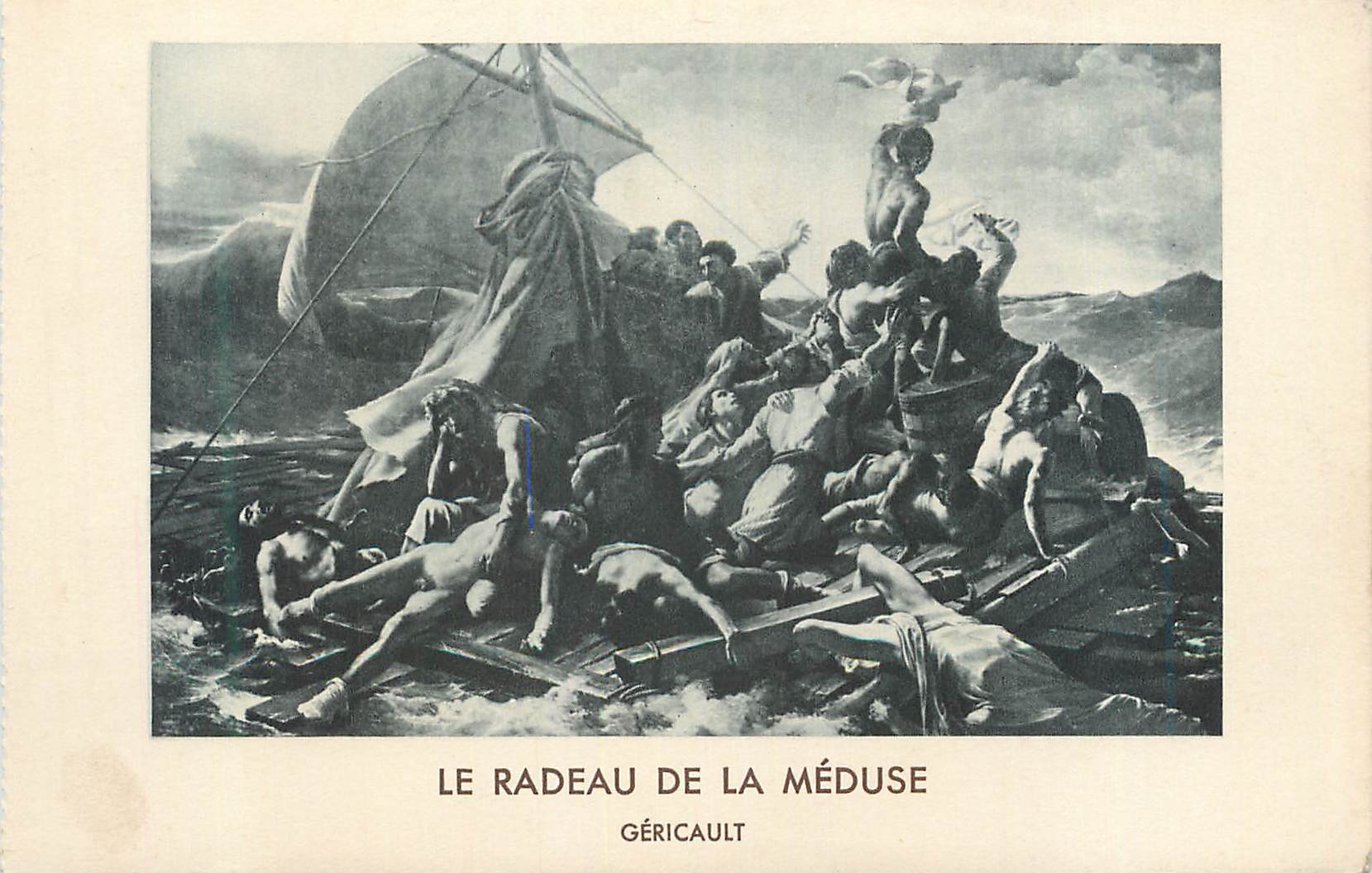 CPA Gericault le Radeau de la Meduse