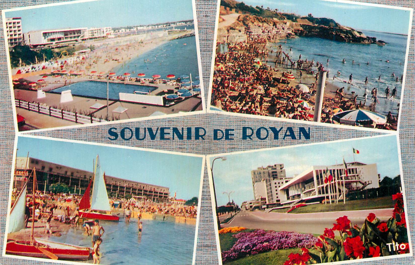 CPM Royan Foncillon le Chay Front de Mer Palais des Congres