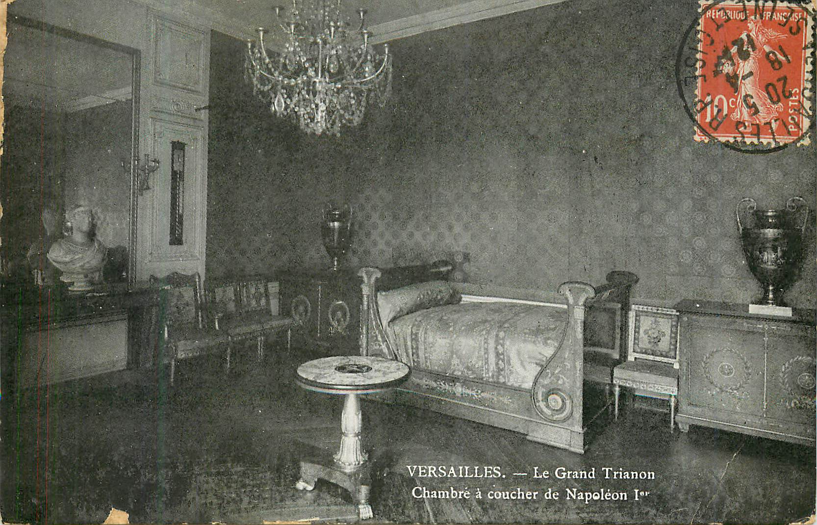 CPA Versailles le Grand Trianon Chambre a Coucher de Napoleon 1er