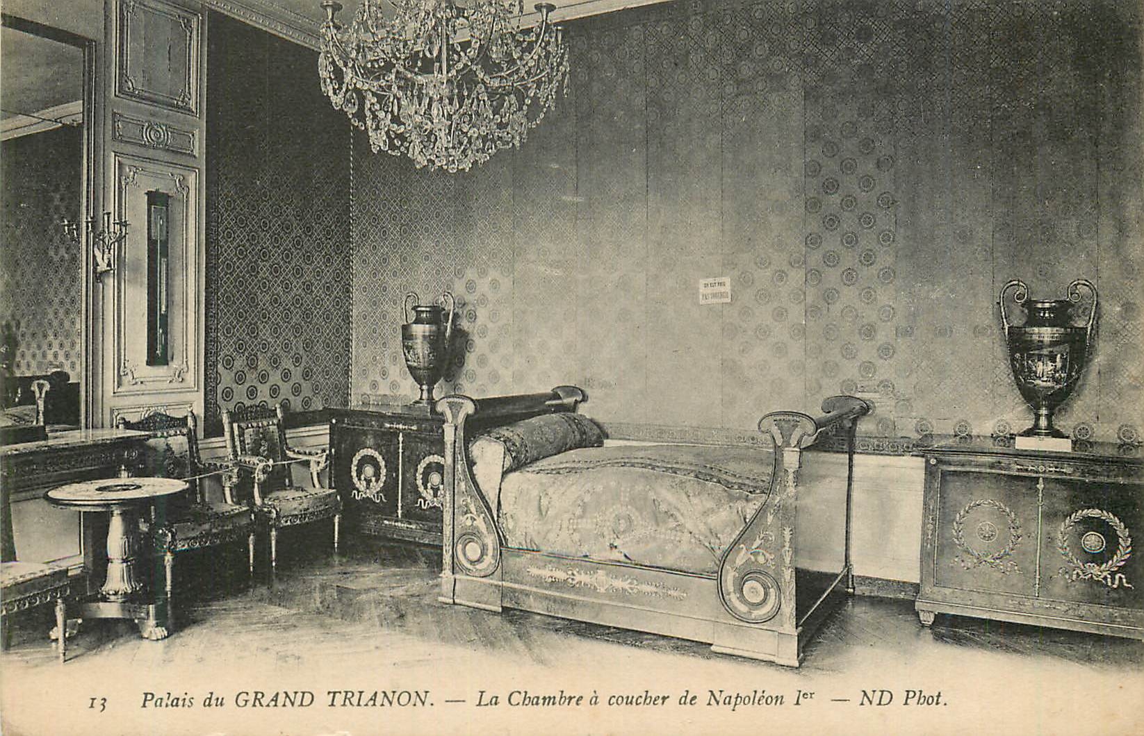 CPA Palais du grand Trianon la Chambre a Coucher de Napoleon 1er