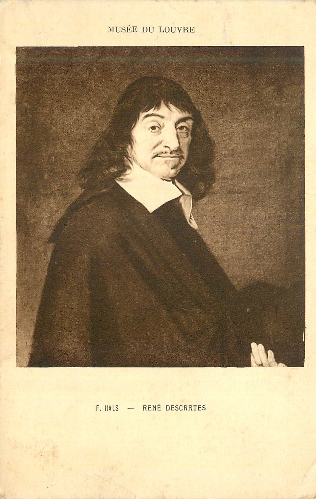 CPA Musee du Louvre Rene Descartes