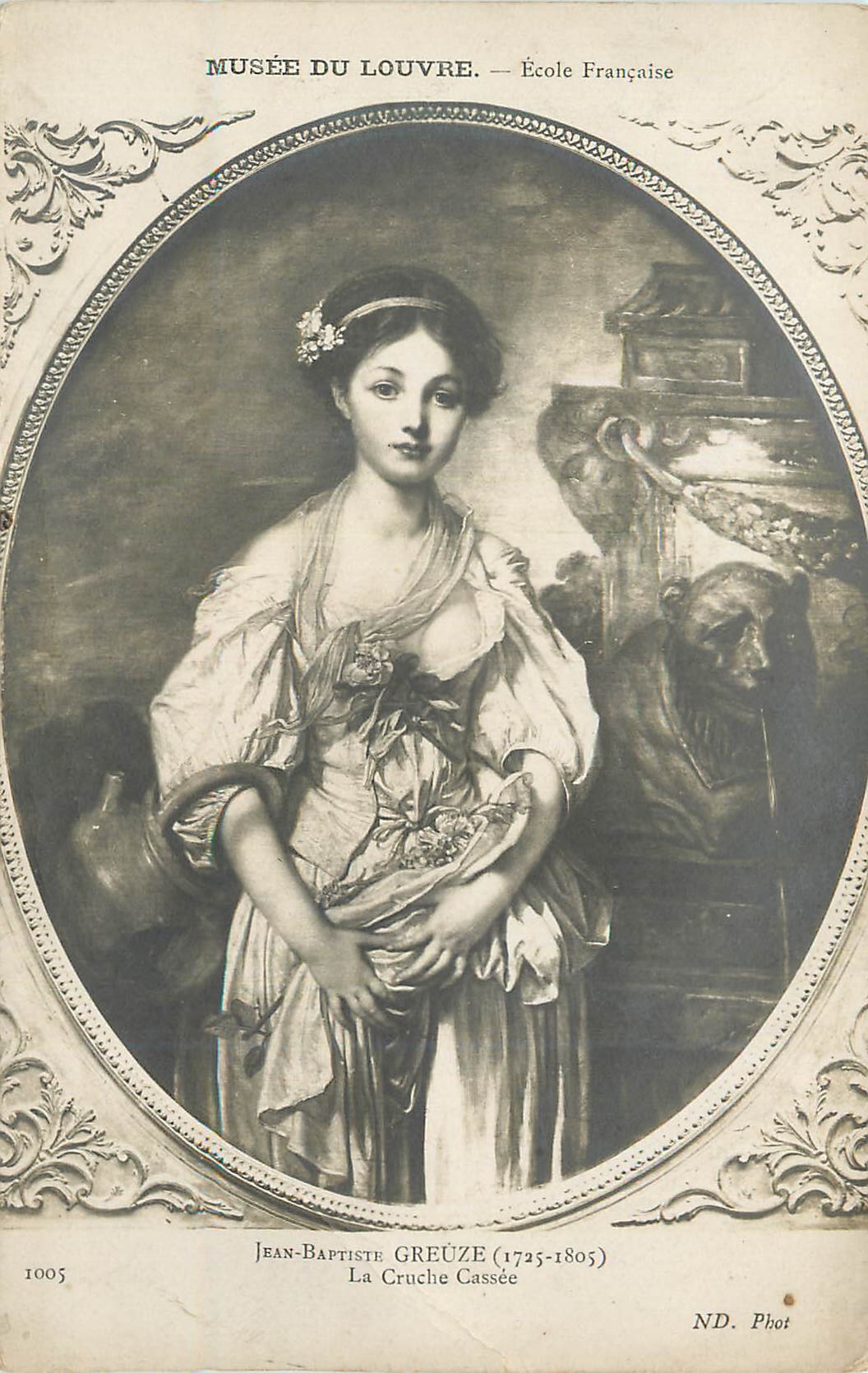 CPA Musee du Louvre Ecole Francaise Jean Baptiste Greuze (1725 1805) la Cruche Cassee