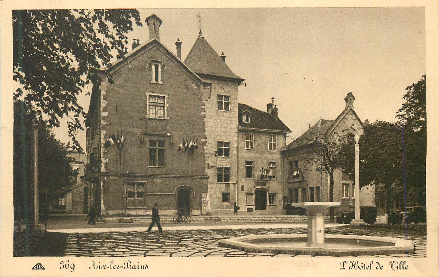 CPA Aix les Bains l'Hotel de Ville