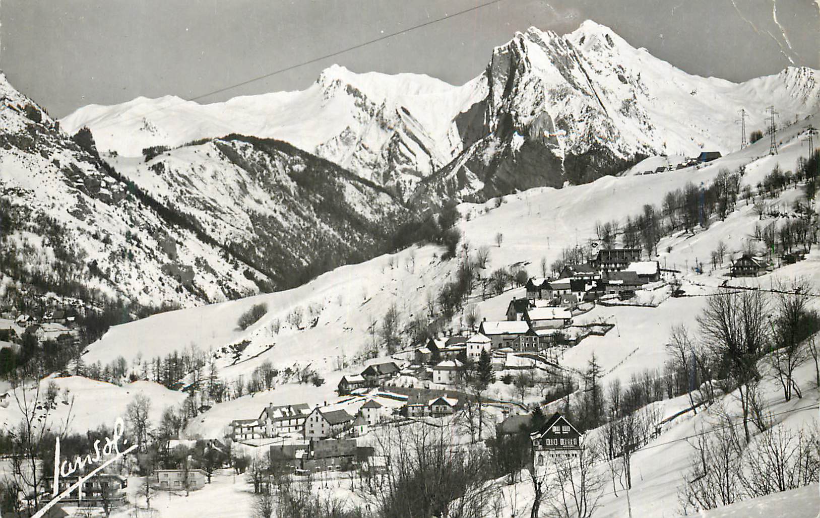 CPM Valloire Galibier (Savoie) alt 1430m les Choseaux