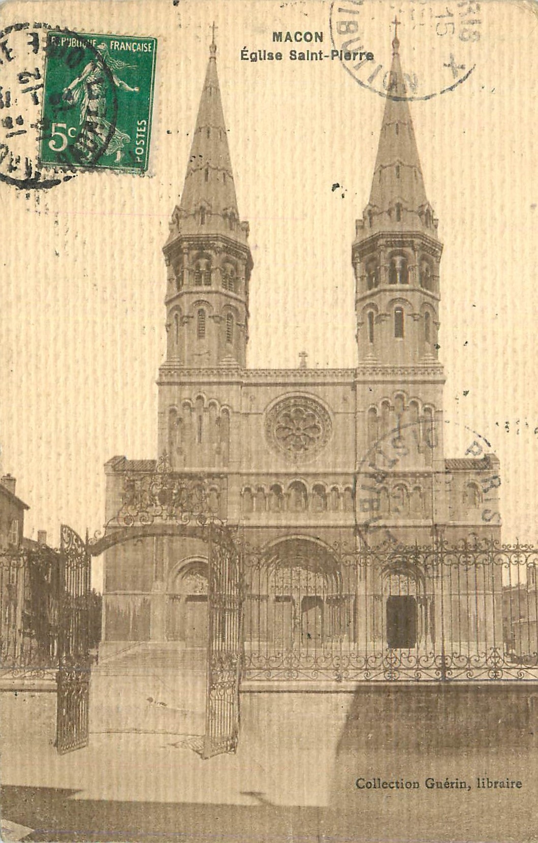 Macon — Église Saint-Pierre — Collection Guérin, libraire