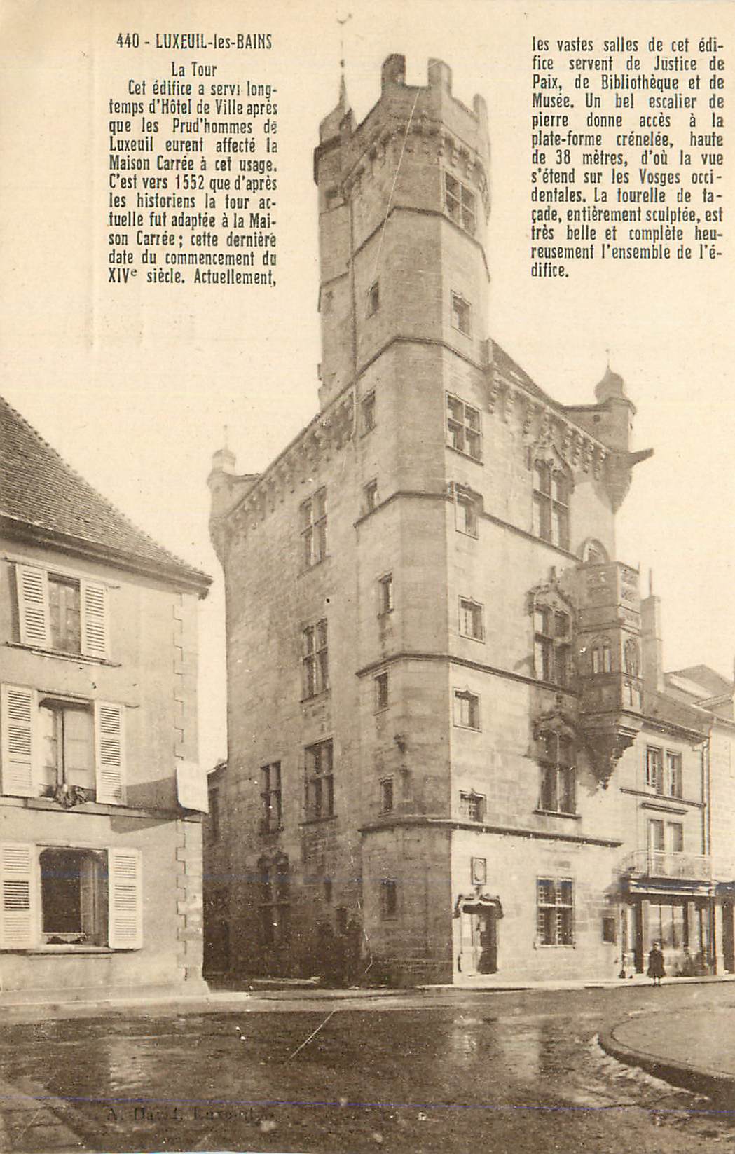 CPA Luxeuil les Bains la Tour
