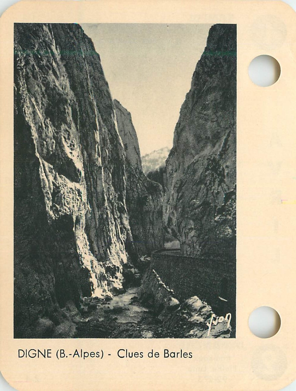 Image Digne (B Alpes) Clues de Barles