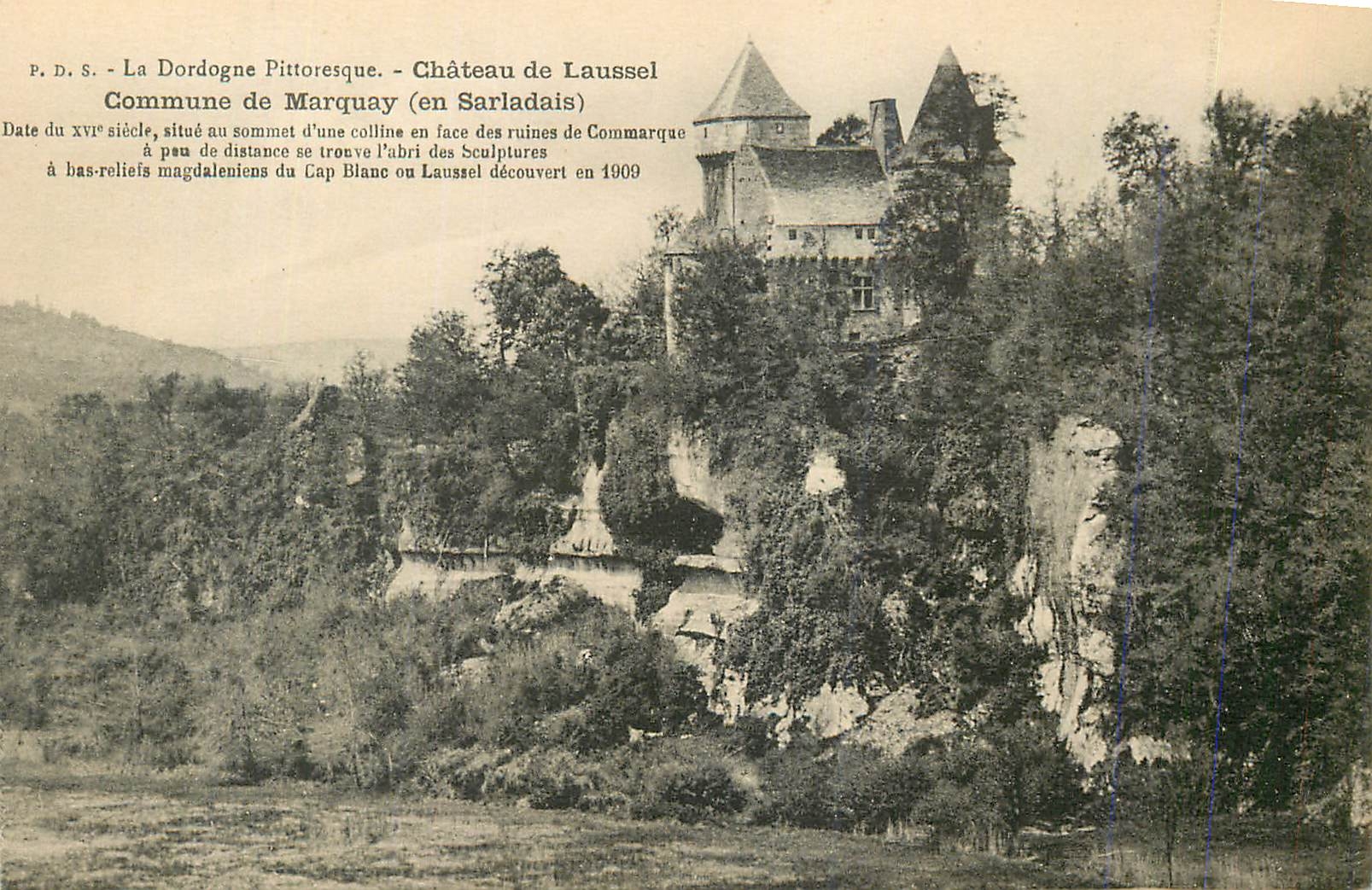 CPA La Dordogne Pittoresque Chateau de Laussel Commune de Marquay (en Sarladais)