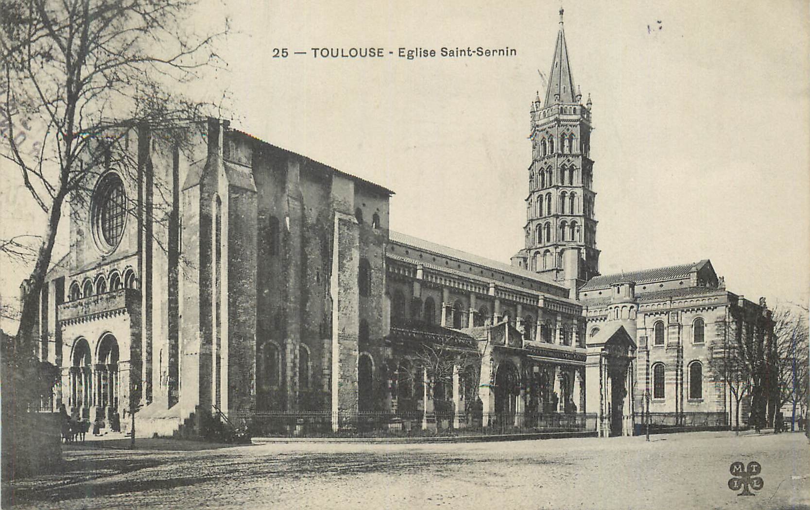 CPA Toulouse Eglise Saint Sernin