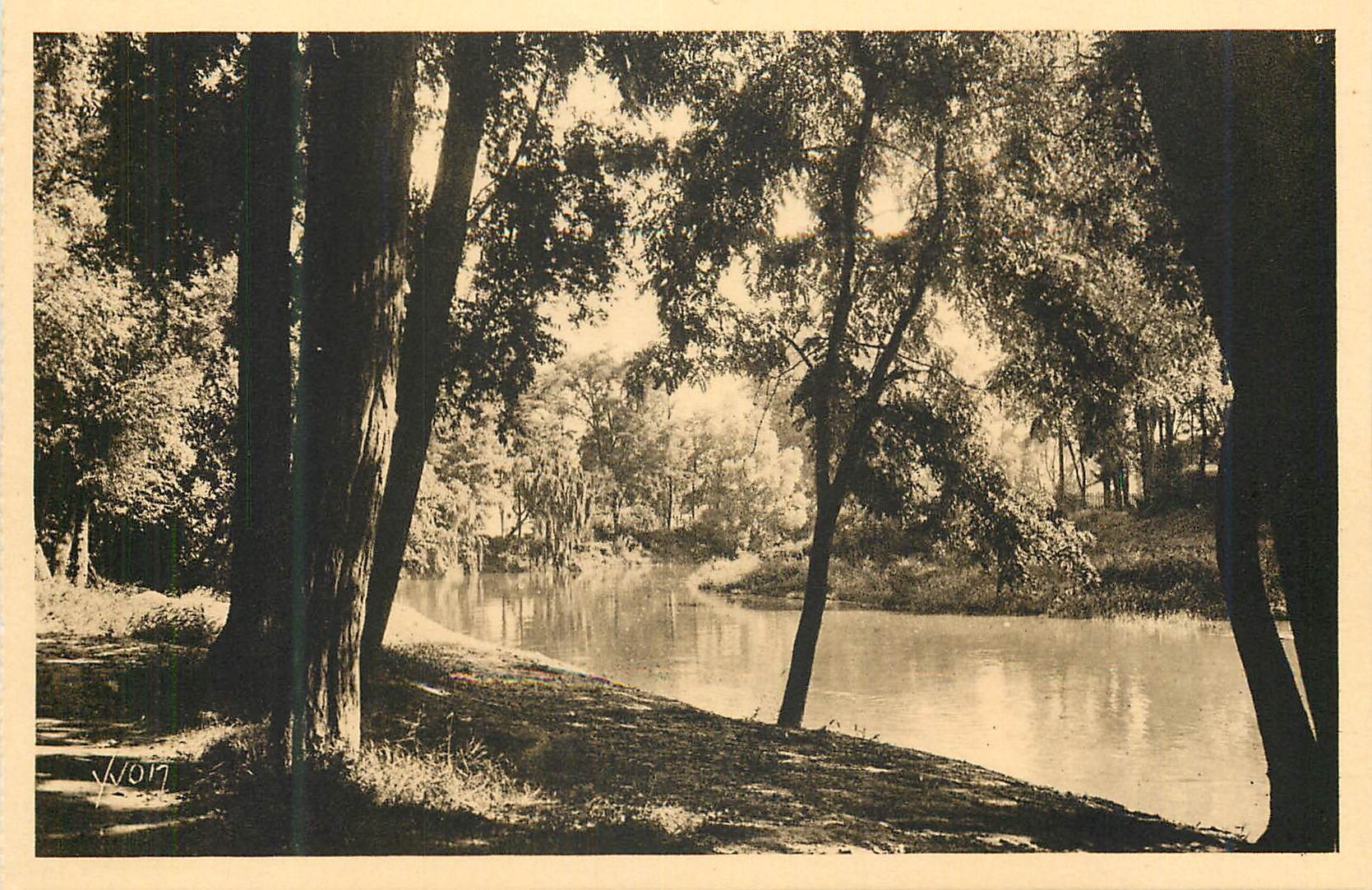 Les Bords de la Garonne au Parc Toulousain — Toulouse (Hte-Garonne) — Éditions d'Art YVON