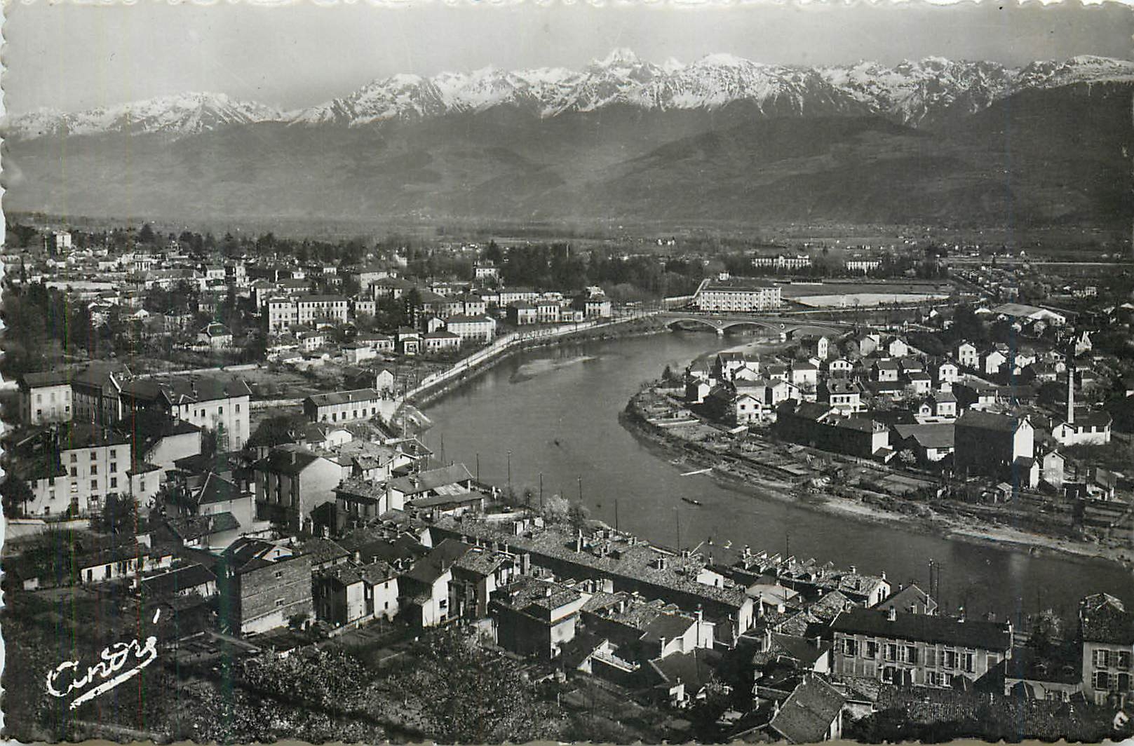 La Tronche — Luftbild — Kunstausgabe André, Grenoble