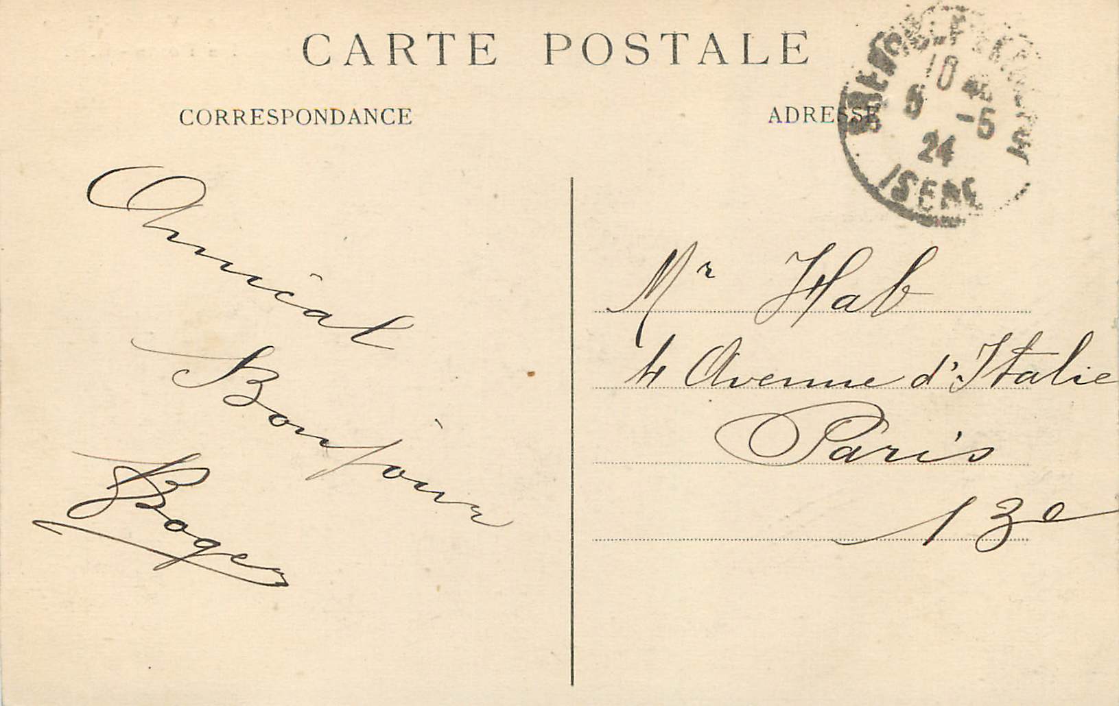 Grenoble — La Place Victor-Hugo et les Forts - E.R. — Back