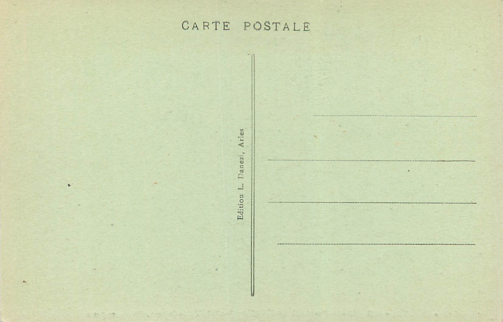 CPA Arles Portail de l'Eglise Saint Trophime Le Tympan — Rückseite