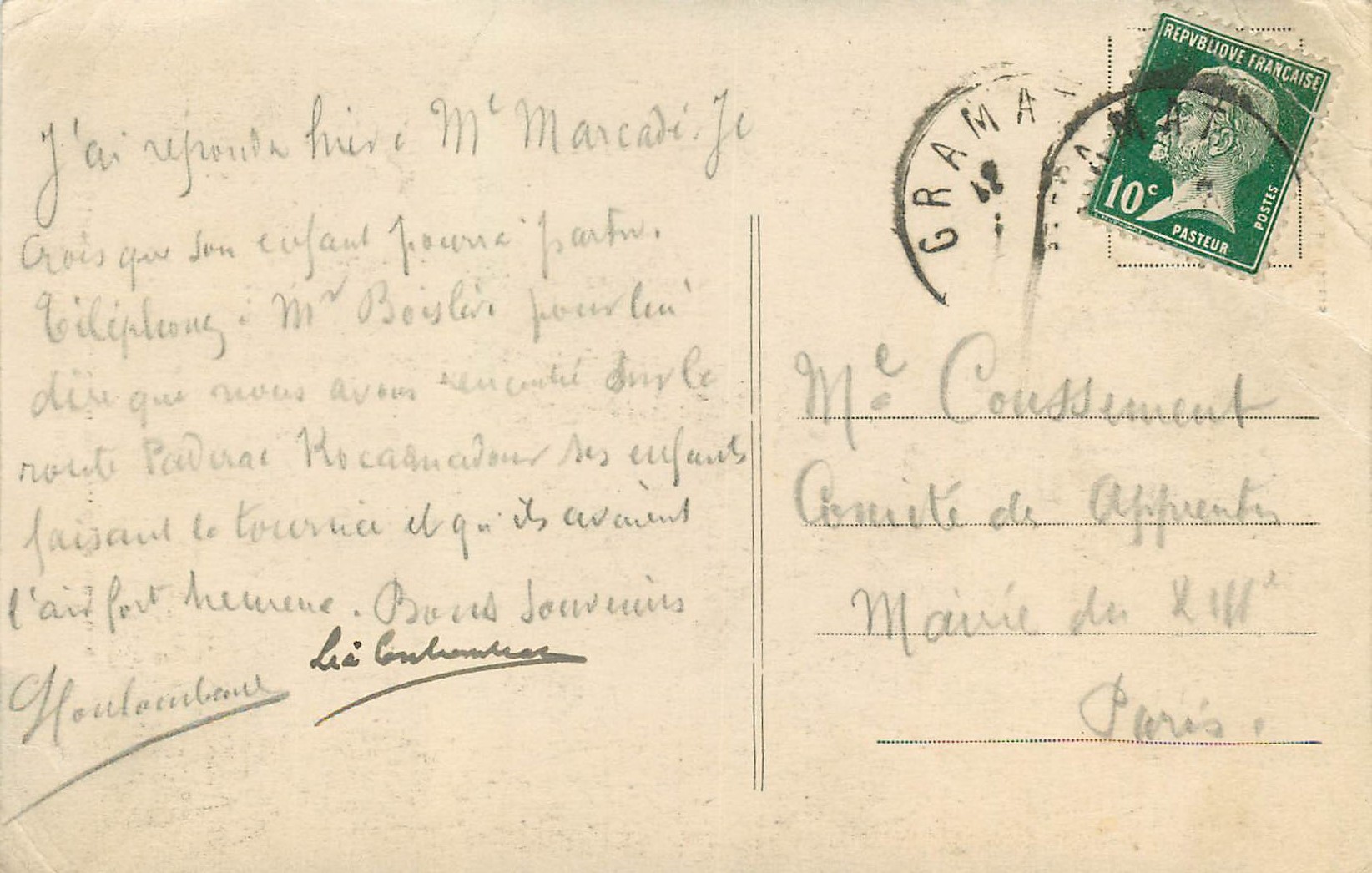 CPA Le Lot Pittoresque Roc Amadour et le Chemin de l'Eveque de Tulle — Rückseite