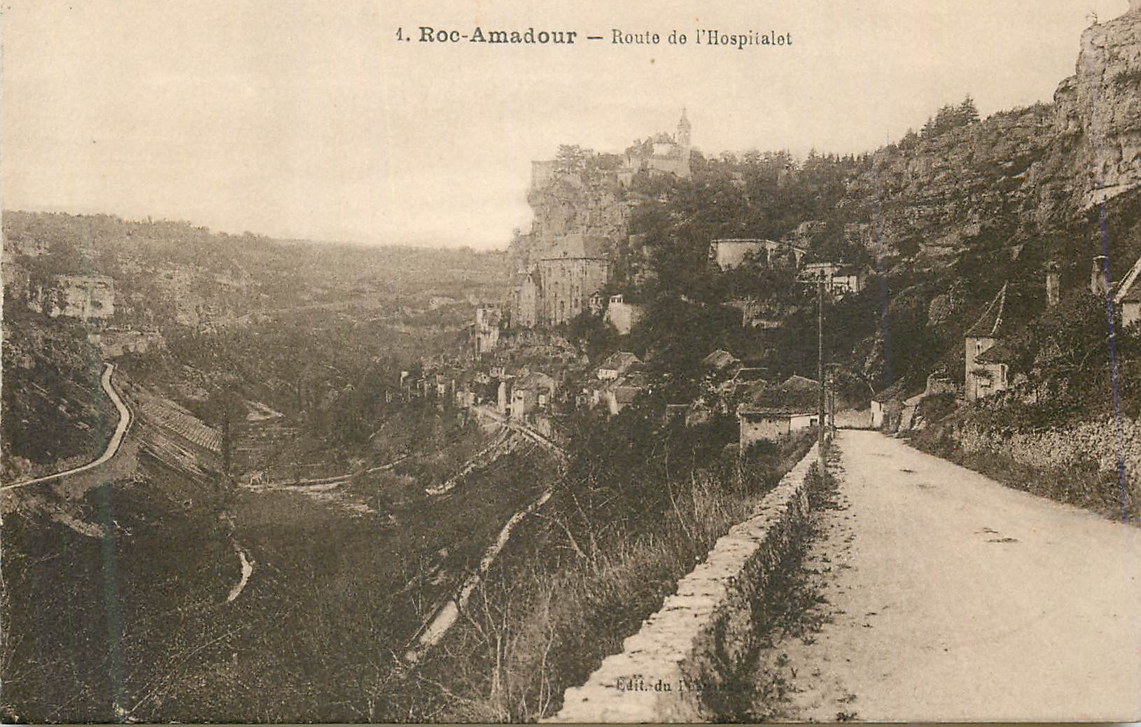 CPA Roc Amadour Route de L'Hospitalet