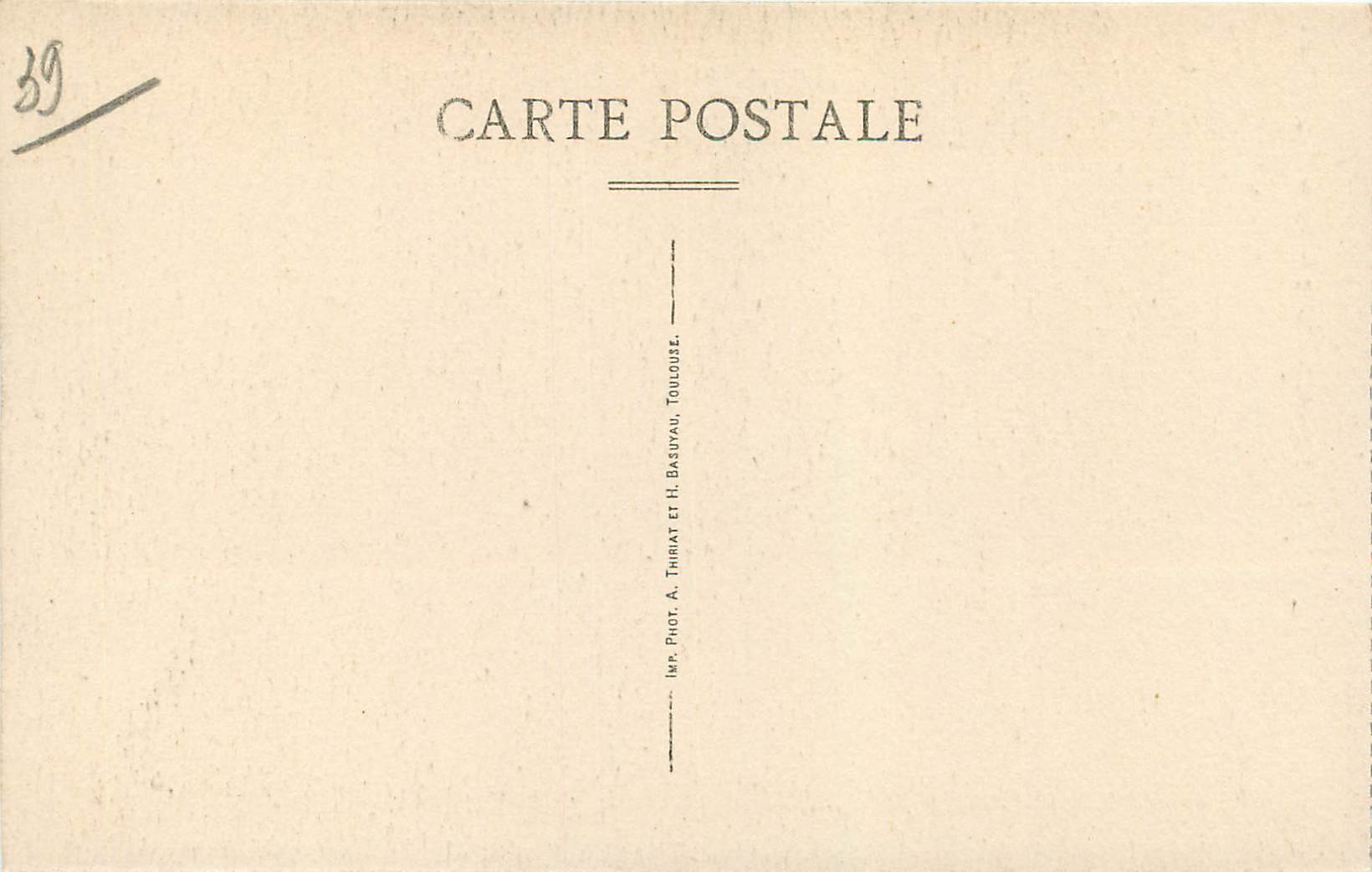 CPA Roc Amadour Vu de Roquefraiche — Rückseite