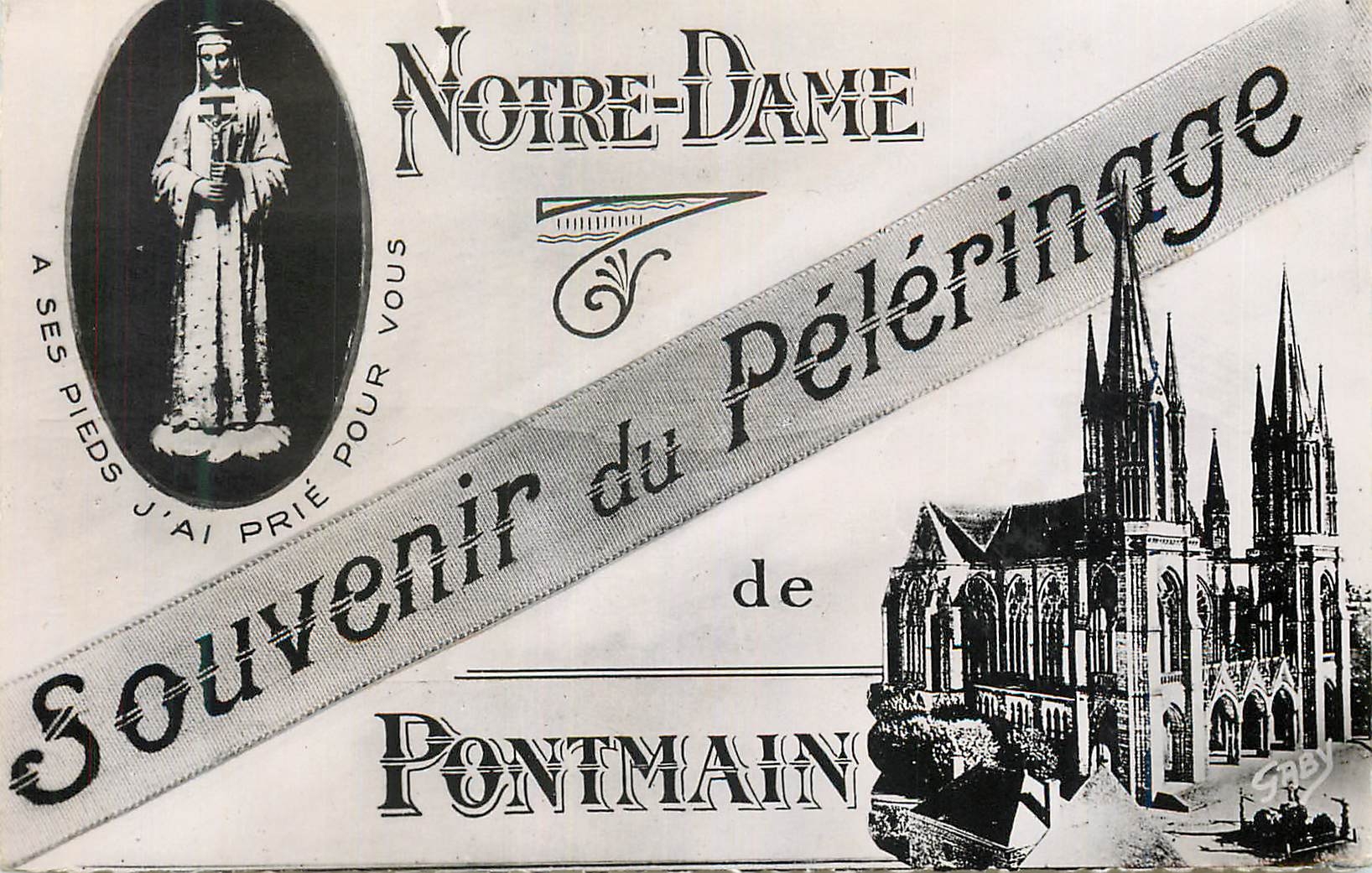 CPM Souvenir de Pelerinage de Pontmain (Mayenne)