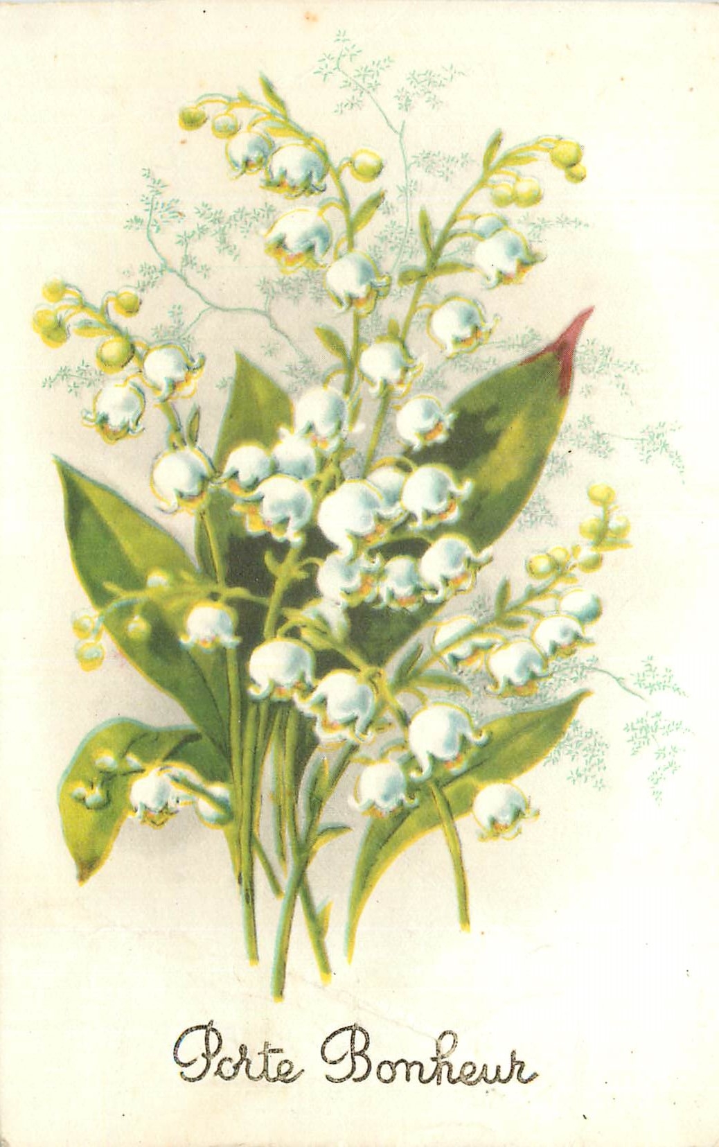 CPA Porte Bonheur  Muguet