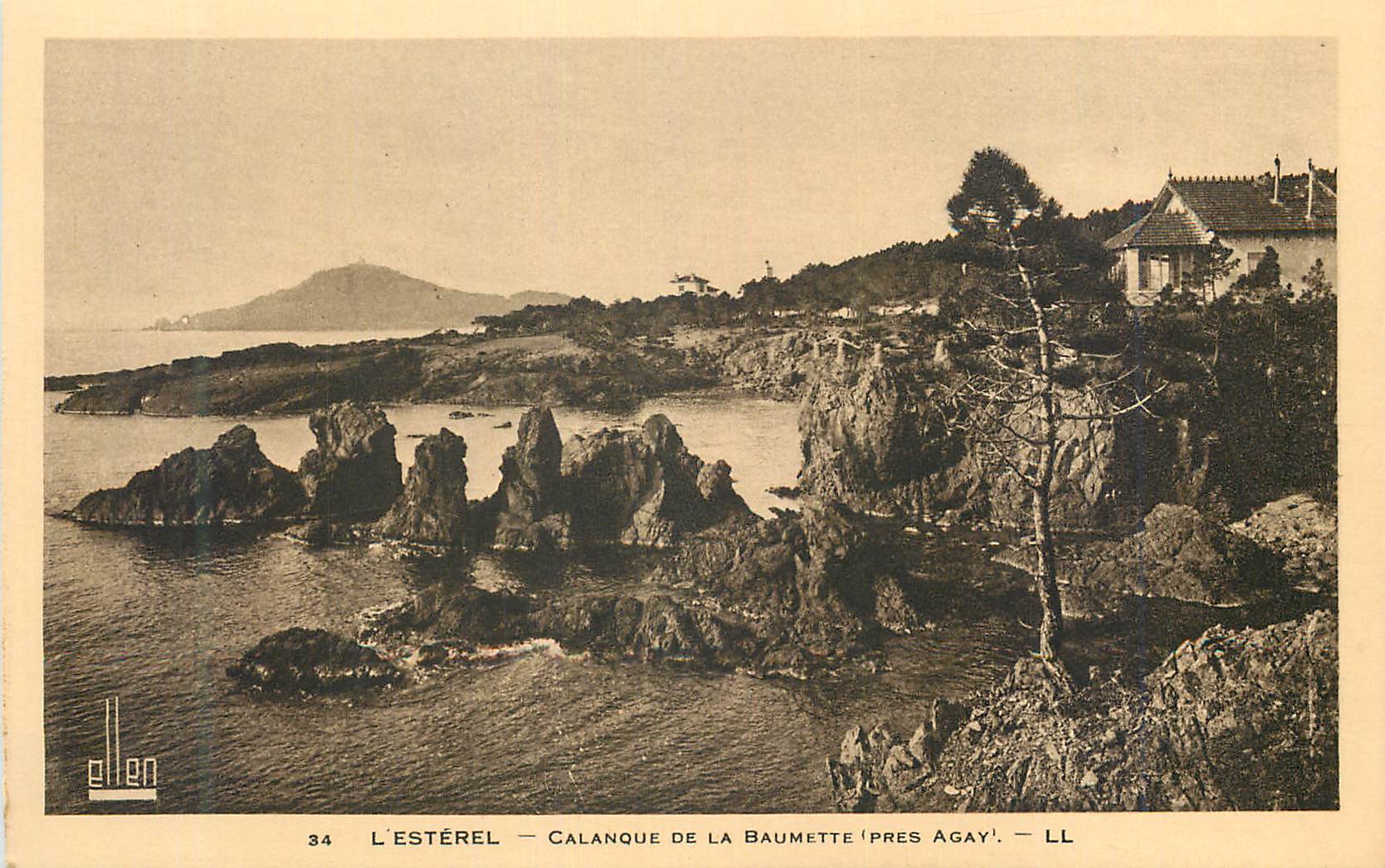 CPA L'Esterel Canalique de la Baumette Pres Agay