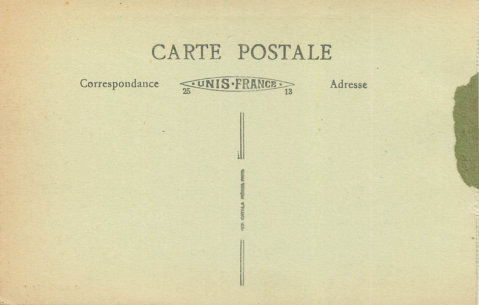 CPA Lyon Place de la Republique (Ensemble) Monument Carnot — Verso