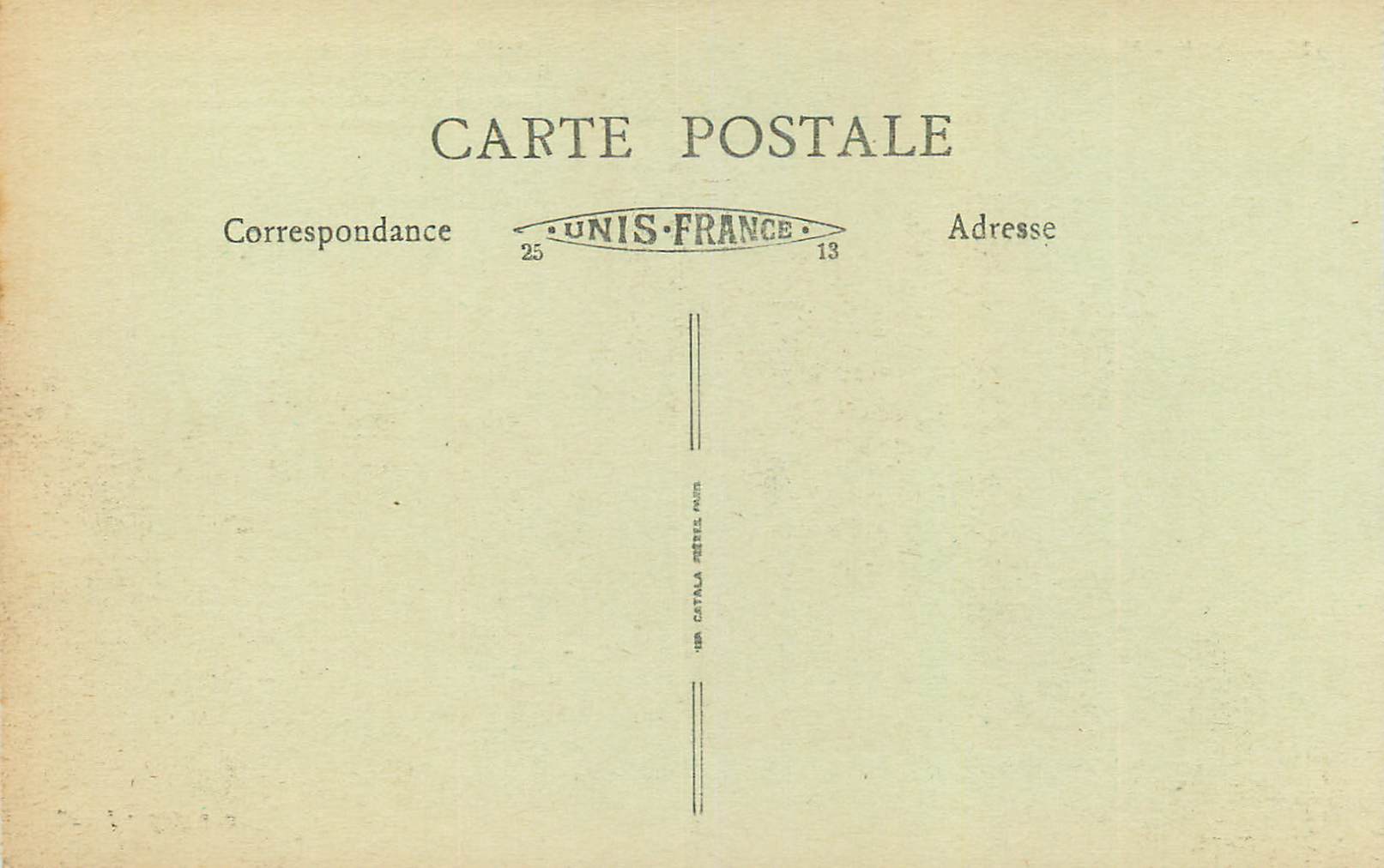 CPA Lyon Nouvelle Eglise de Fourviere Edifiee de 1872 a 1884 — Rückseite
