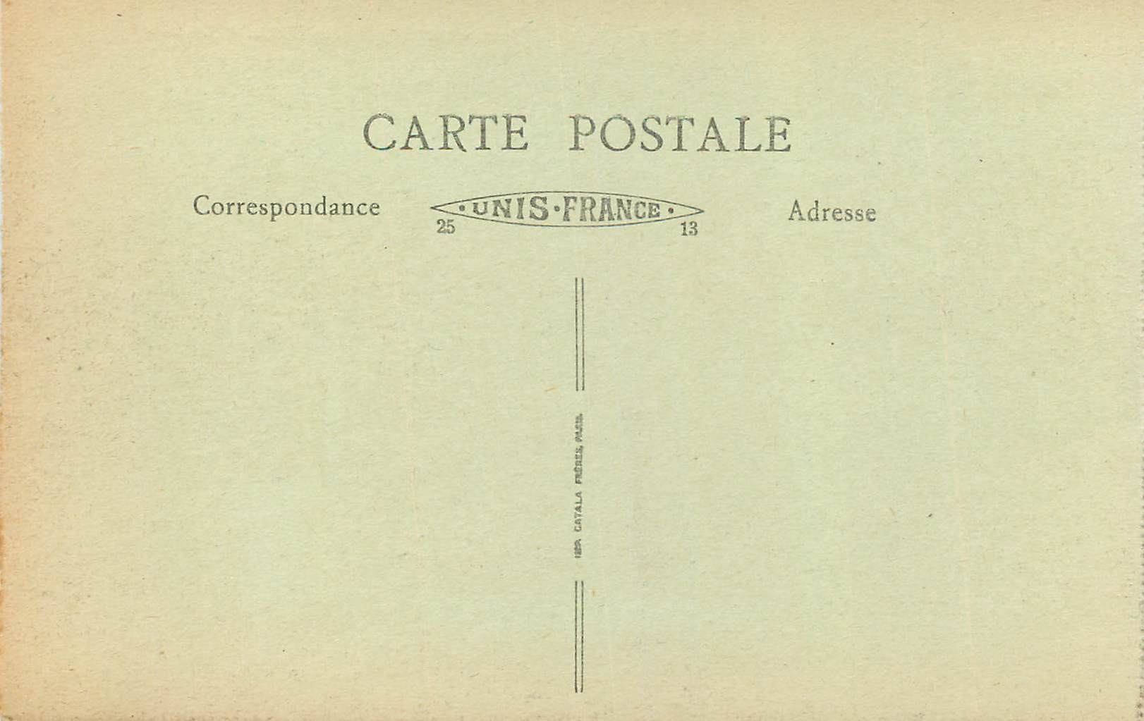 CPA Lyon Pont de l'Universite et Faculte des Lettres et Sciences — Back