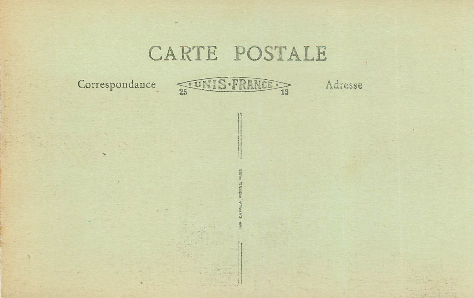 CPA Lyon Pont La Fayette (Perspective) et Quai de Retz — Rückseite