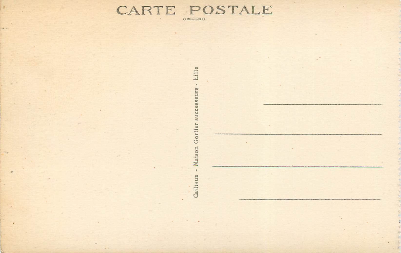 CPA Lille Le Monument aux Fusilles (Oeuvre du Sculpteur Desruelles) Militaria — Rückseite