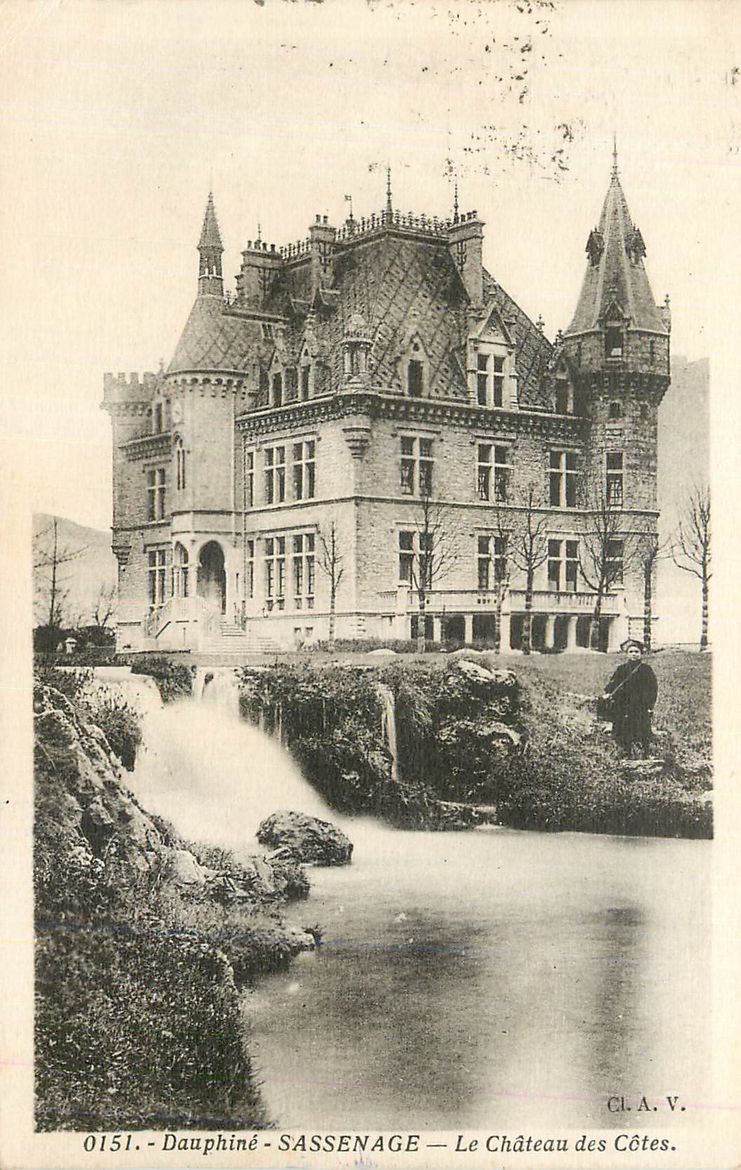 Sassenage — Le Château des Côtes — Cl. A. V. n° 0151