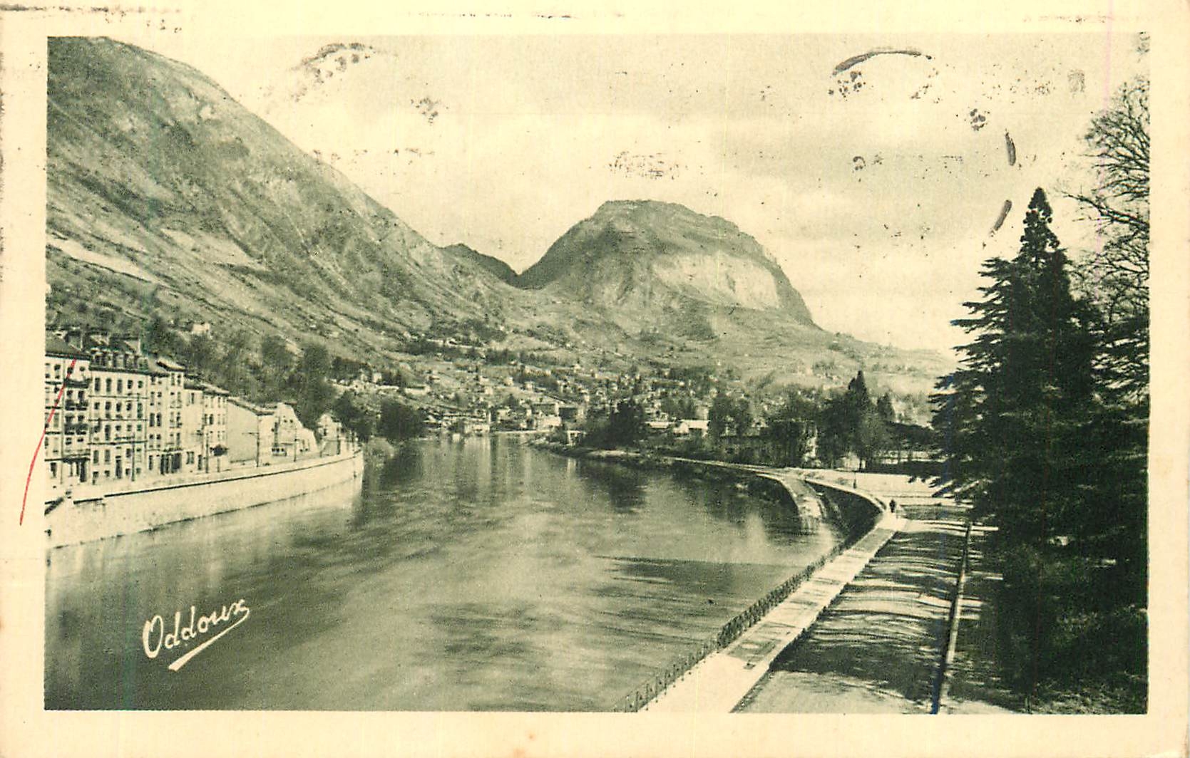 Oddlous — Vue du lac et du village — Oddlous - Recto
