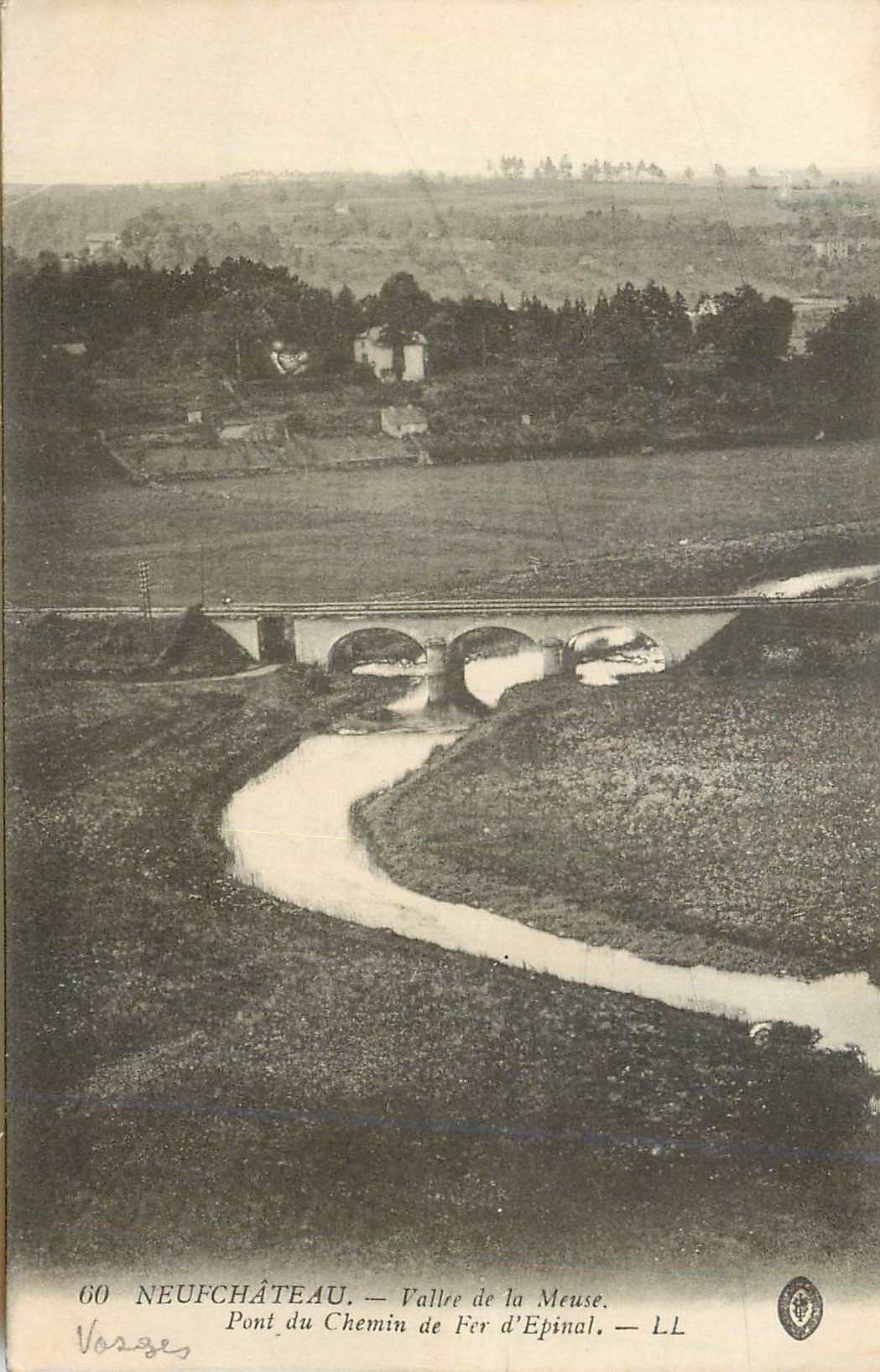 CPA Neufchateau Vallee De la Meuse Pont du Chemin de Fer d'Epinal