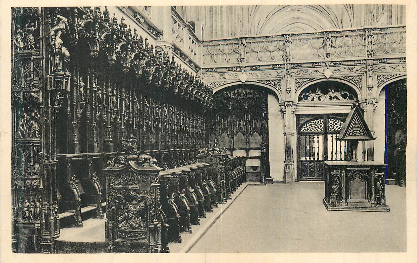 CPM Eglise de Brou (Ain) Les Stalles (Cote Sud)