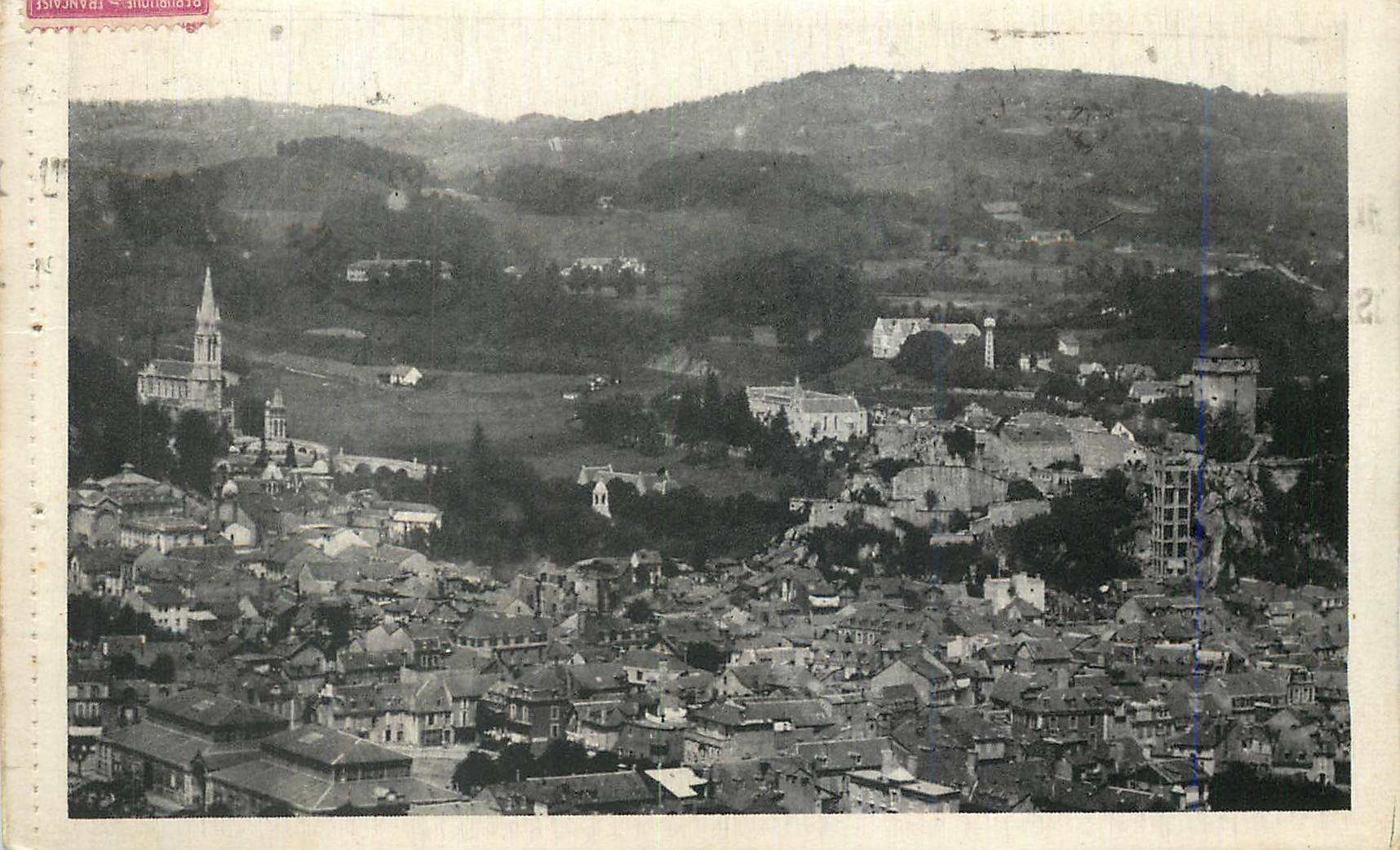 CPM Lourdes Vue Ponoramique Prise du Pic du Jet P D