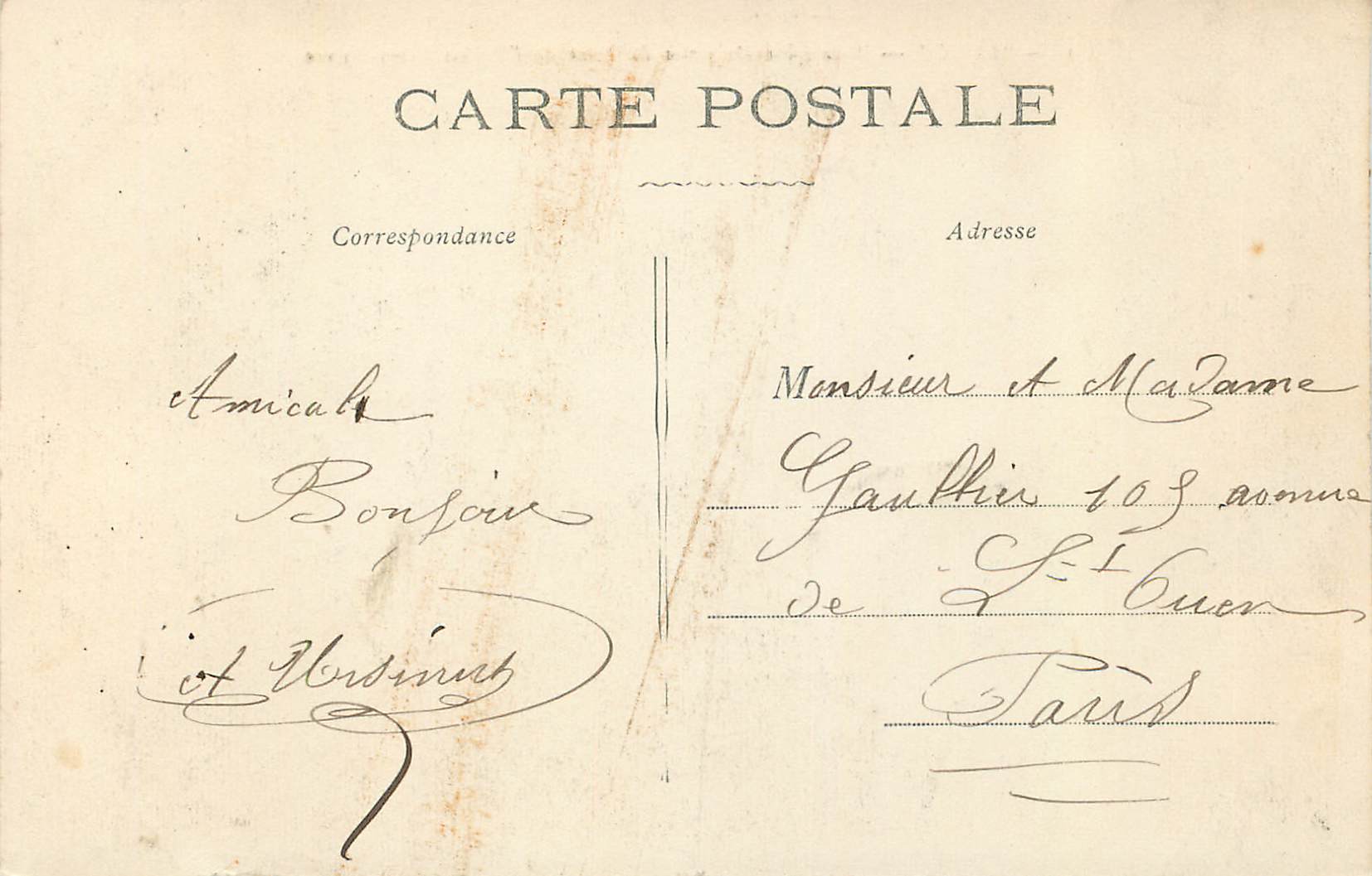 CPA Nancy Vue Generale Prise du Haut de l'Eglise Saint Epvre — Rückseite