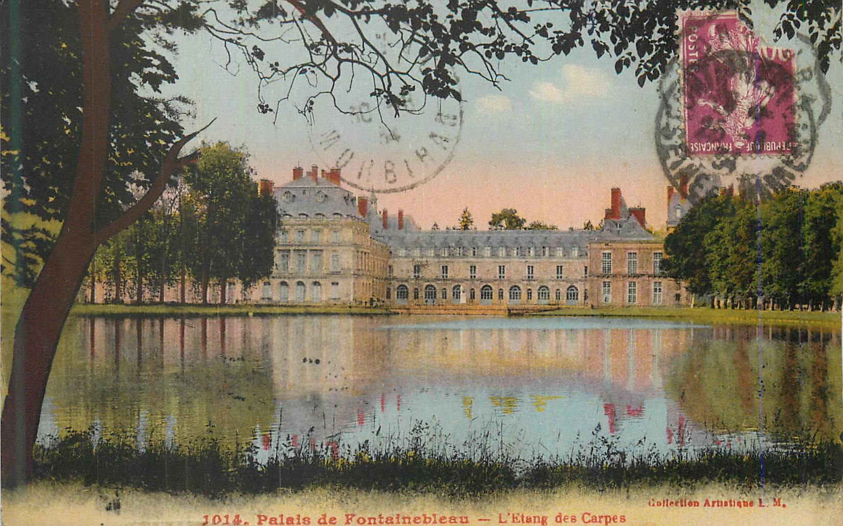 Paleis van Fontainebleau — L'Étang des Carpes — Artistieke collectie L. M.