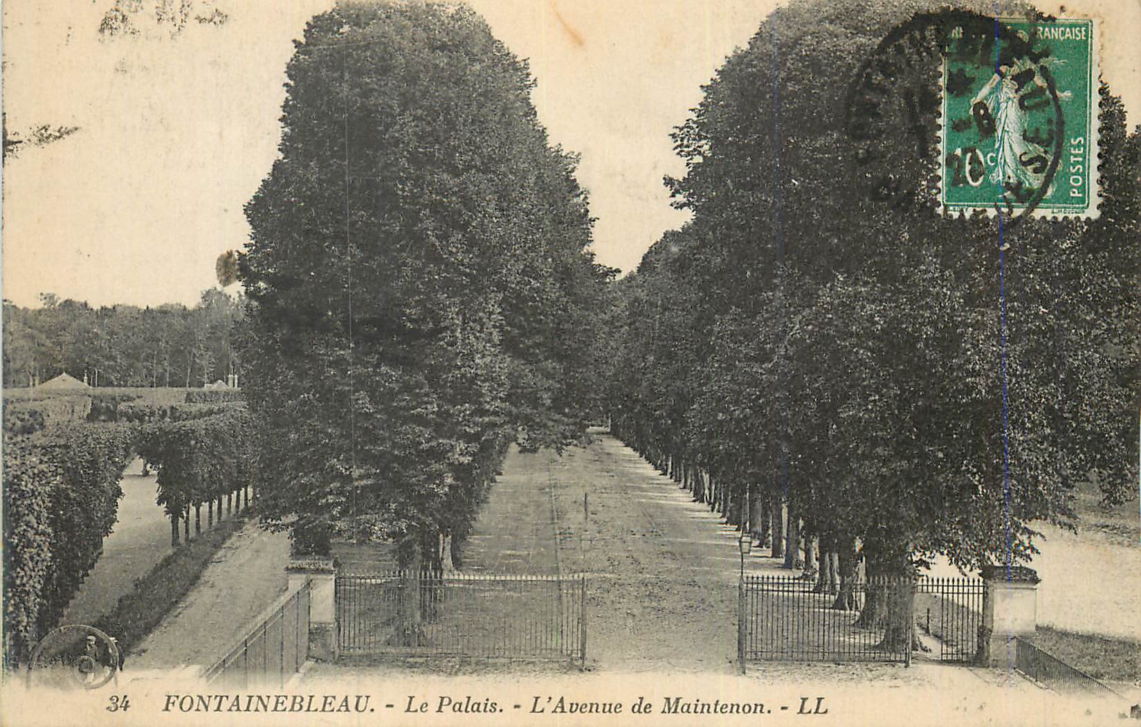 Fontainebleau - Het Paleis - De Avenue de Maintenon - LL