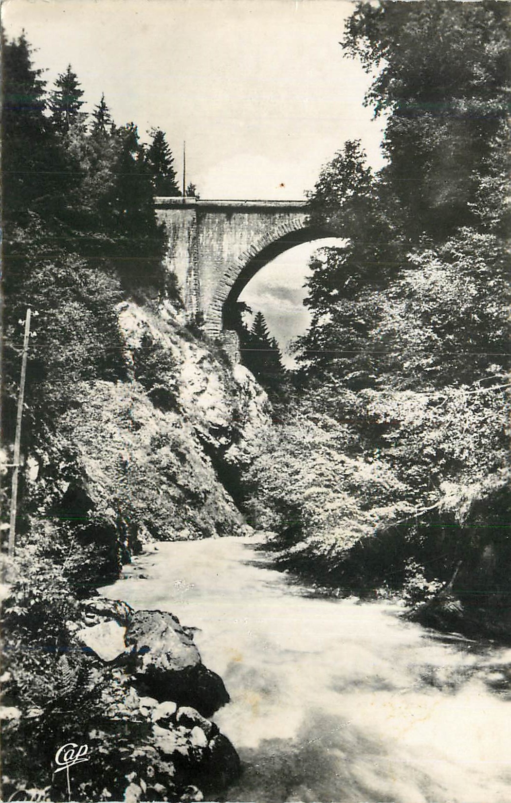 Pont du Diable — Gorges de la Drozat — Saint-Gervais-les-Bains — éditeur Cap