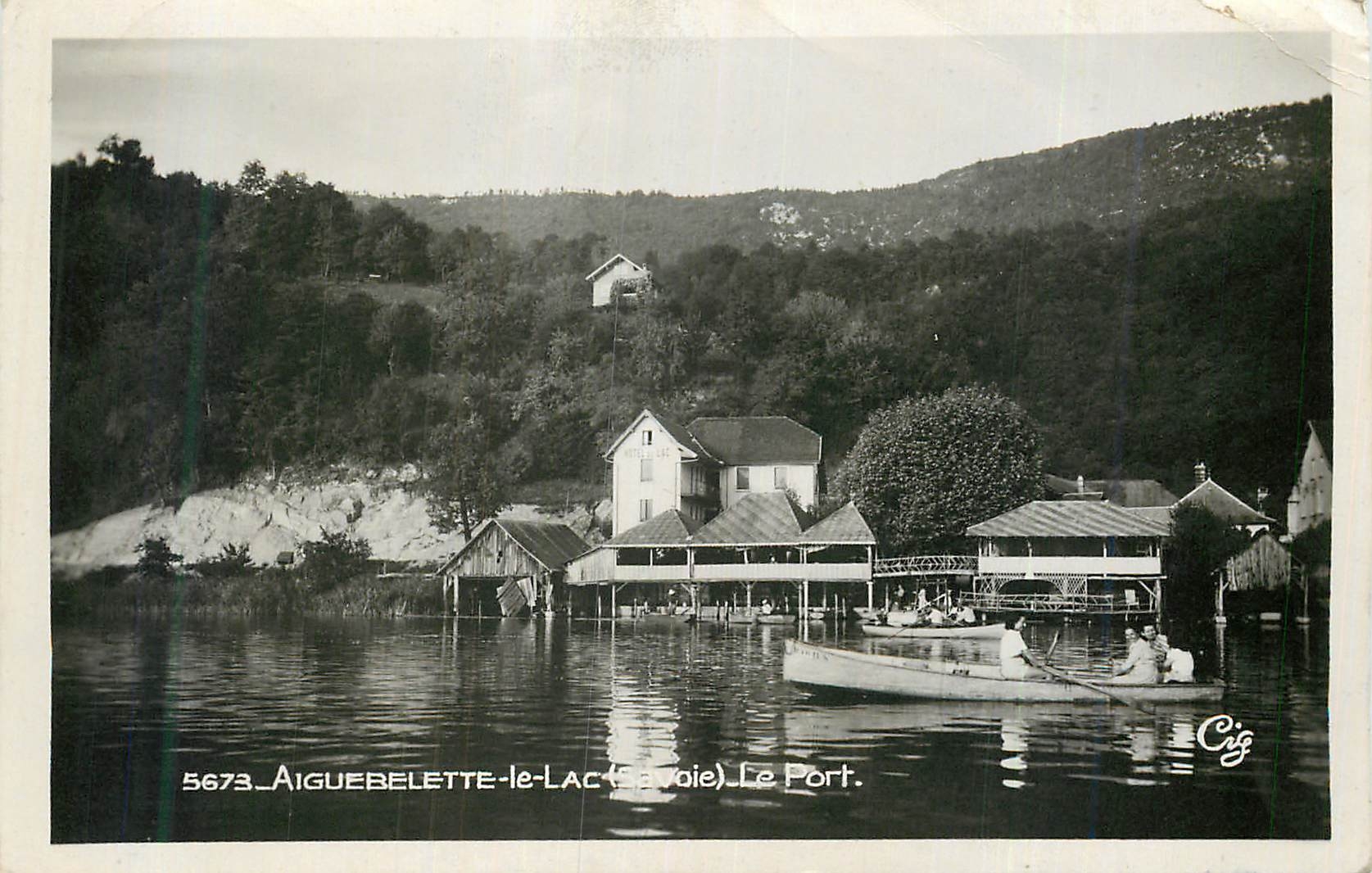 CPM Aiguebelette le Lac (Savoie) Le Port