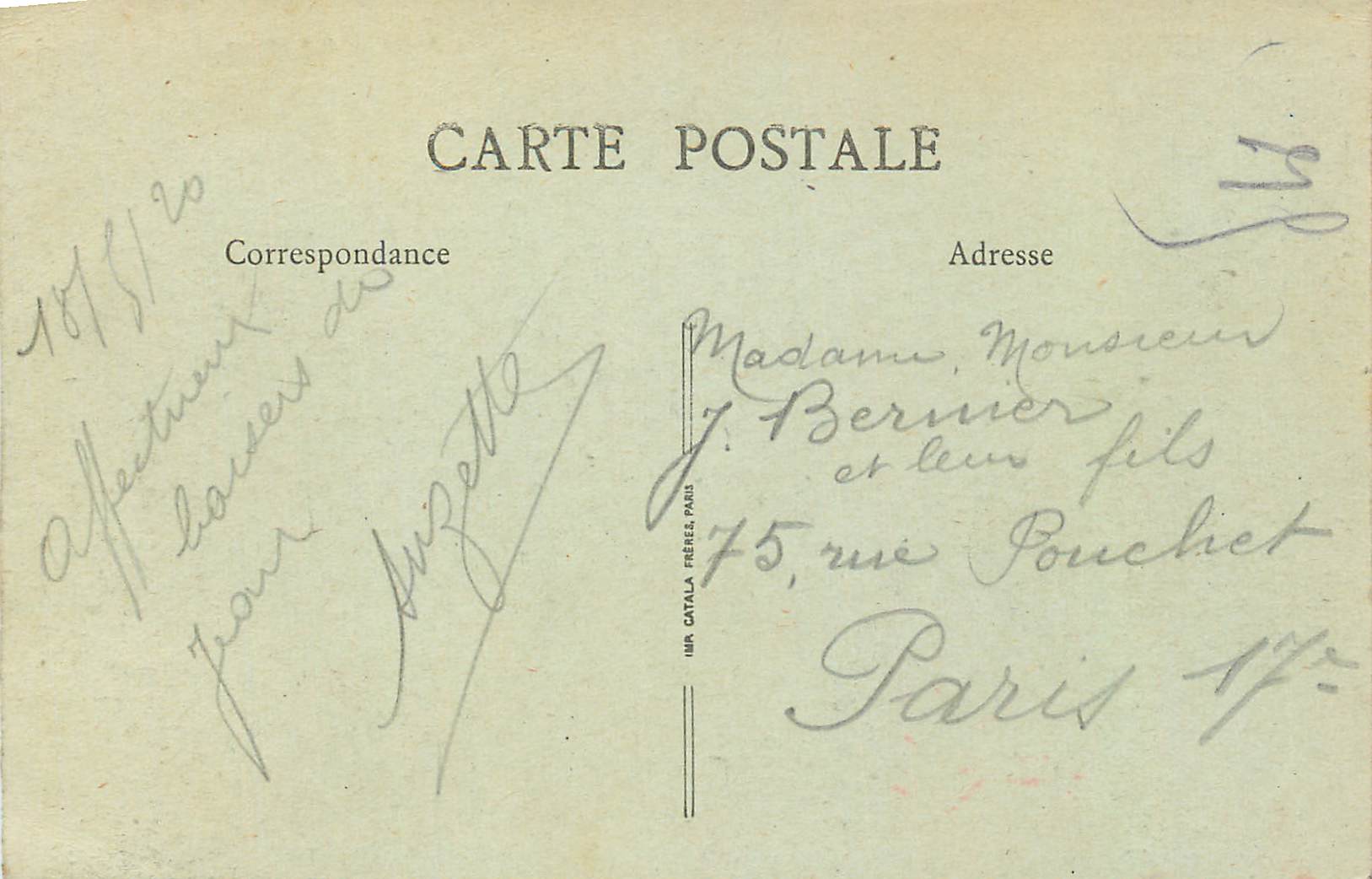 CPA Le Dauphine Grenoble L'Isere et la Chaine des Alpes — Rückseite