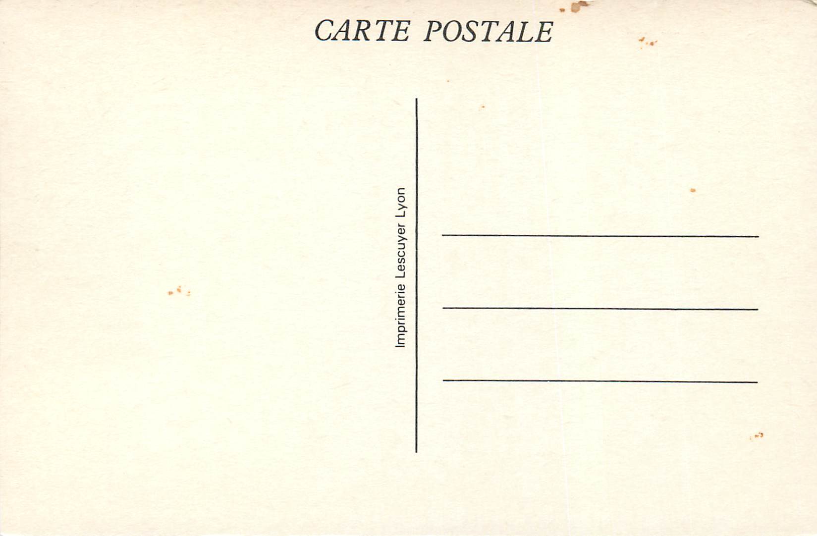 REPRO Lamastre (Ardeche) Touristes de Passage au Pays — Rückseite