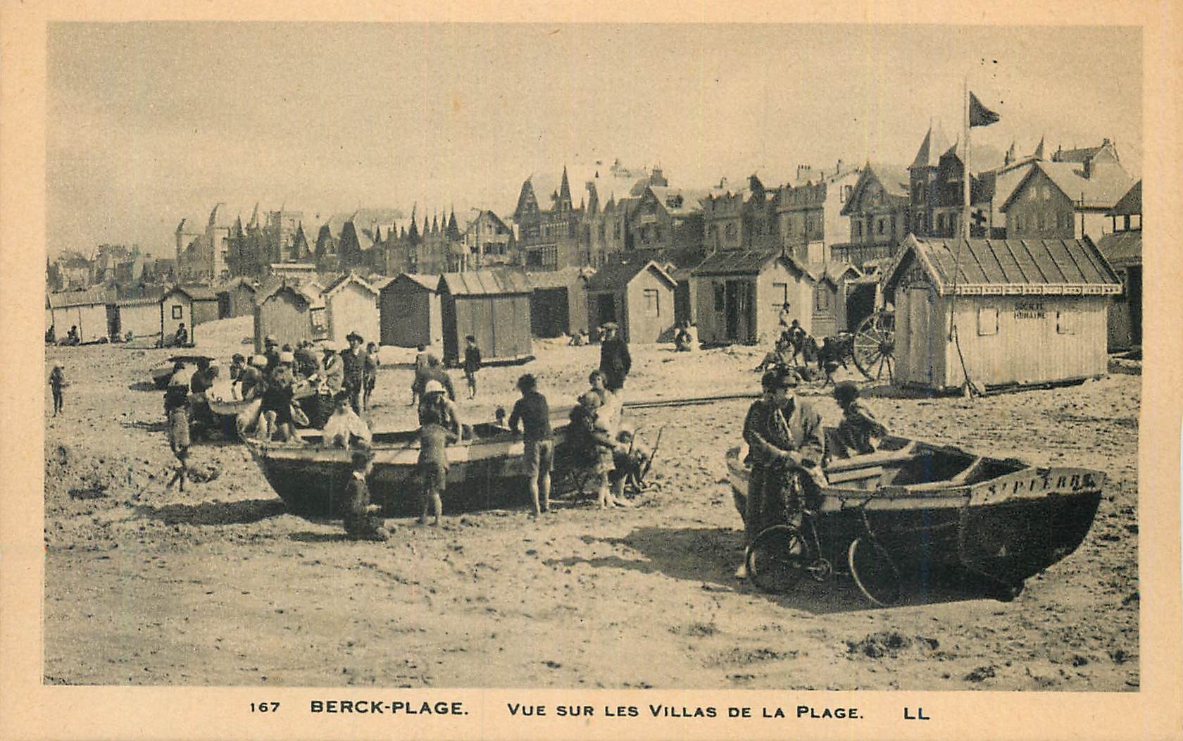CPA Berck Plage Vue sur les Villas de la Plage