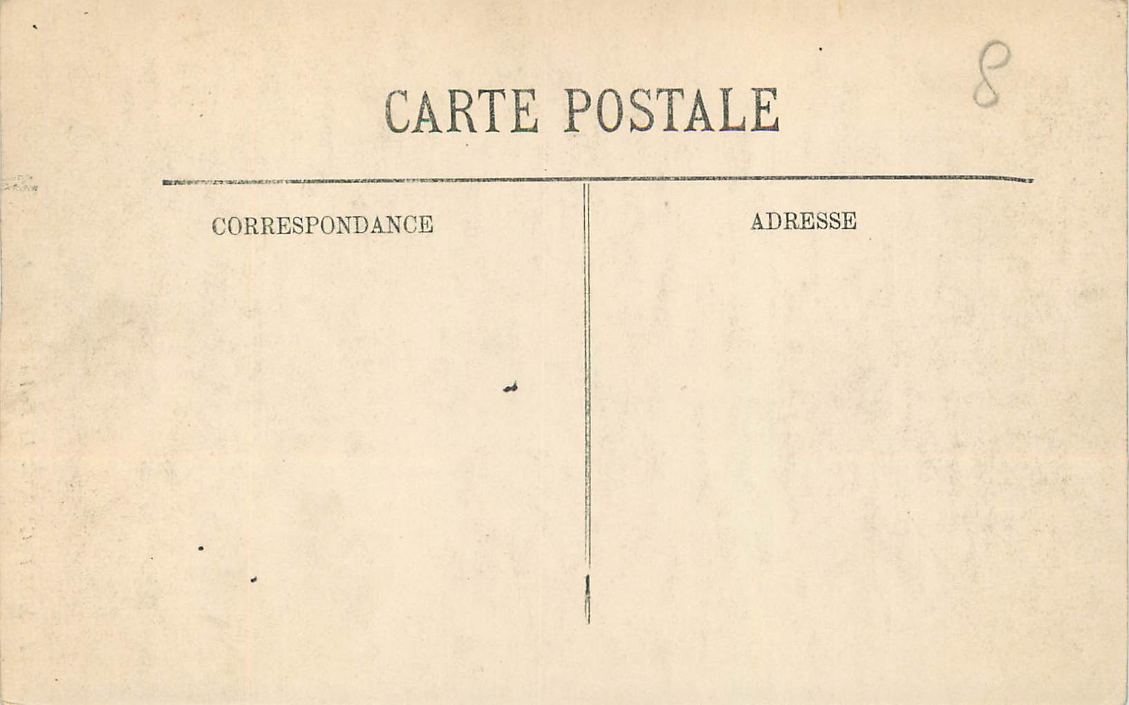 CPA Mortagne Le Portail de l'Eglise — Rückseite